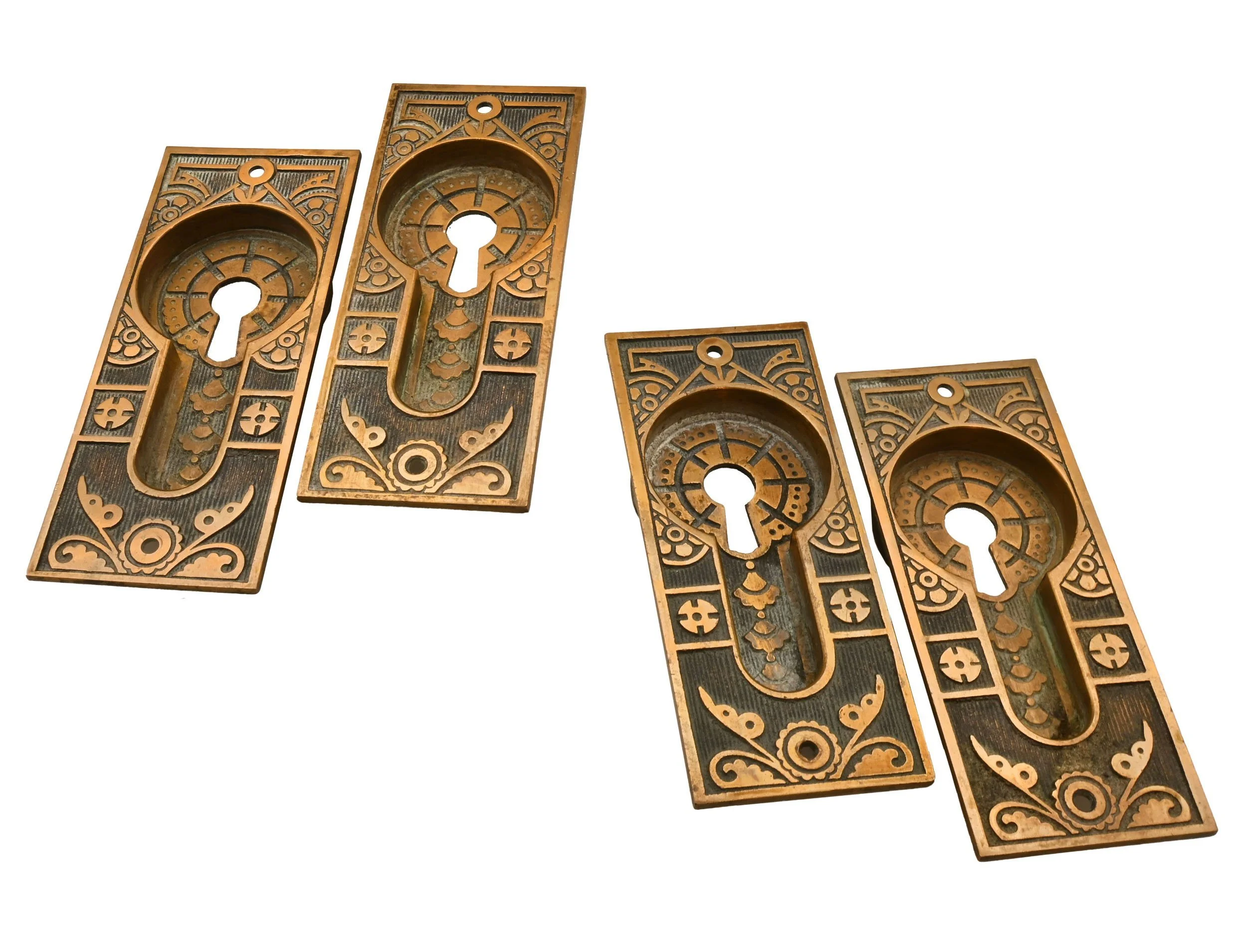 25618+cast+bronze+floral+eastlake+pocket+door+pull+pair+2.jpg