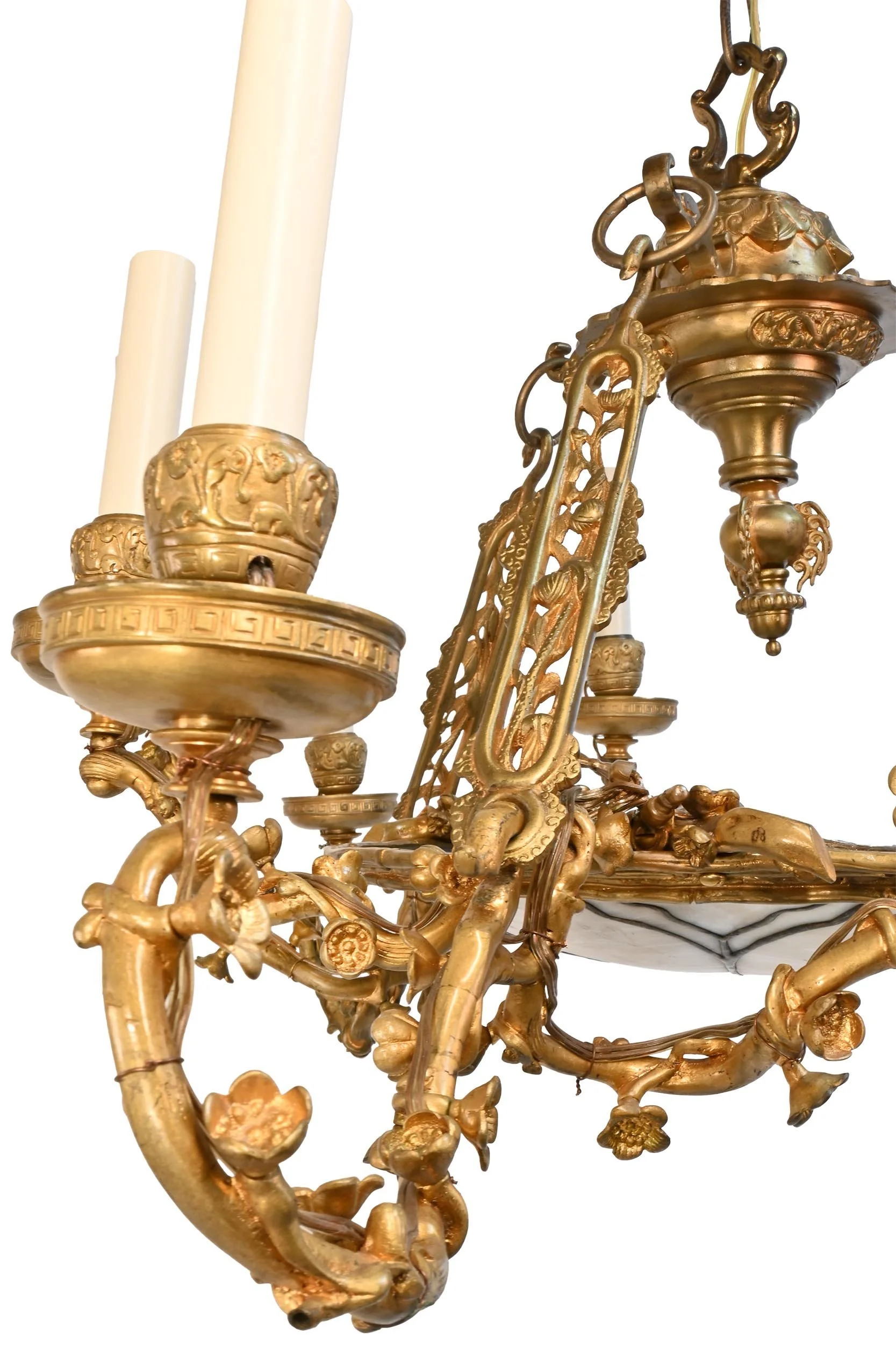 26089+brass+10+light+cluster+chandelier+with+lead+bowl+5.jpg