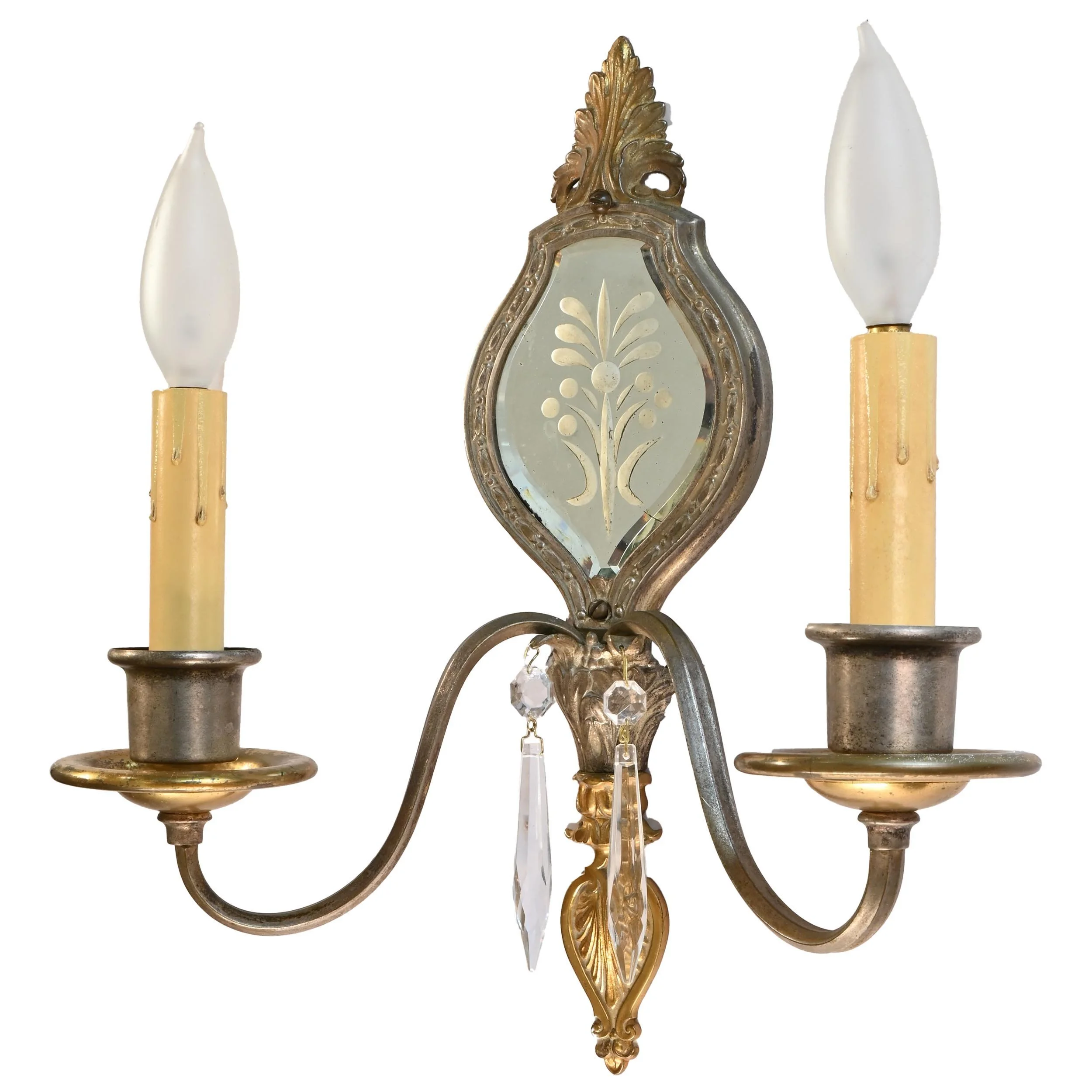 25795+mirrored+silver+brass+2+candle+sconce+pairs+2.jpg