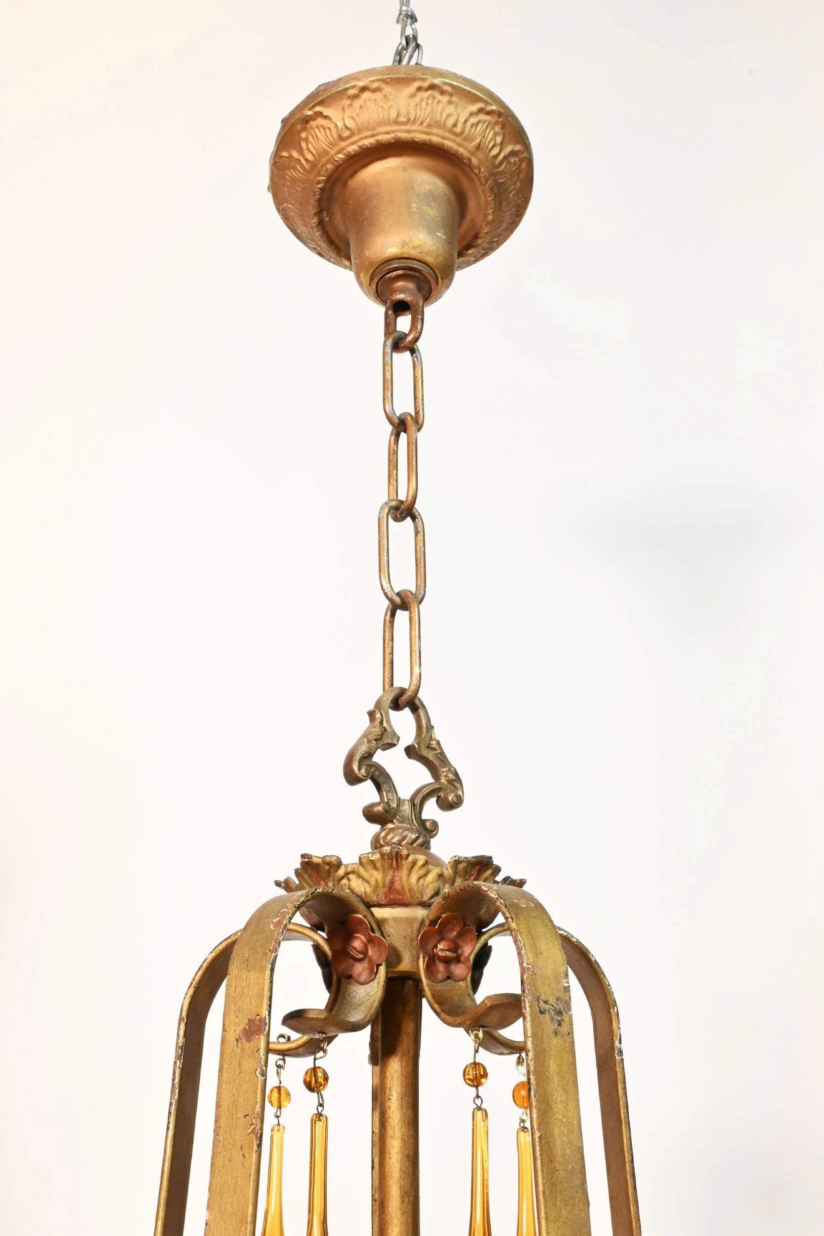 62322+tudor+five+light+polychrome+bare+bulb+chandelier+with+amber+drops+4.jpg