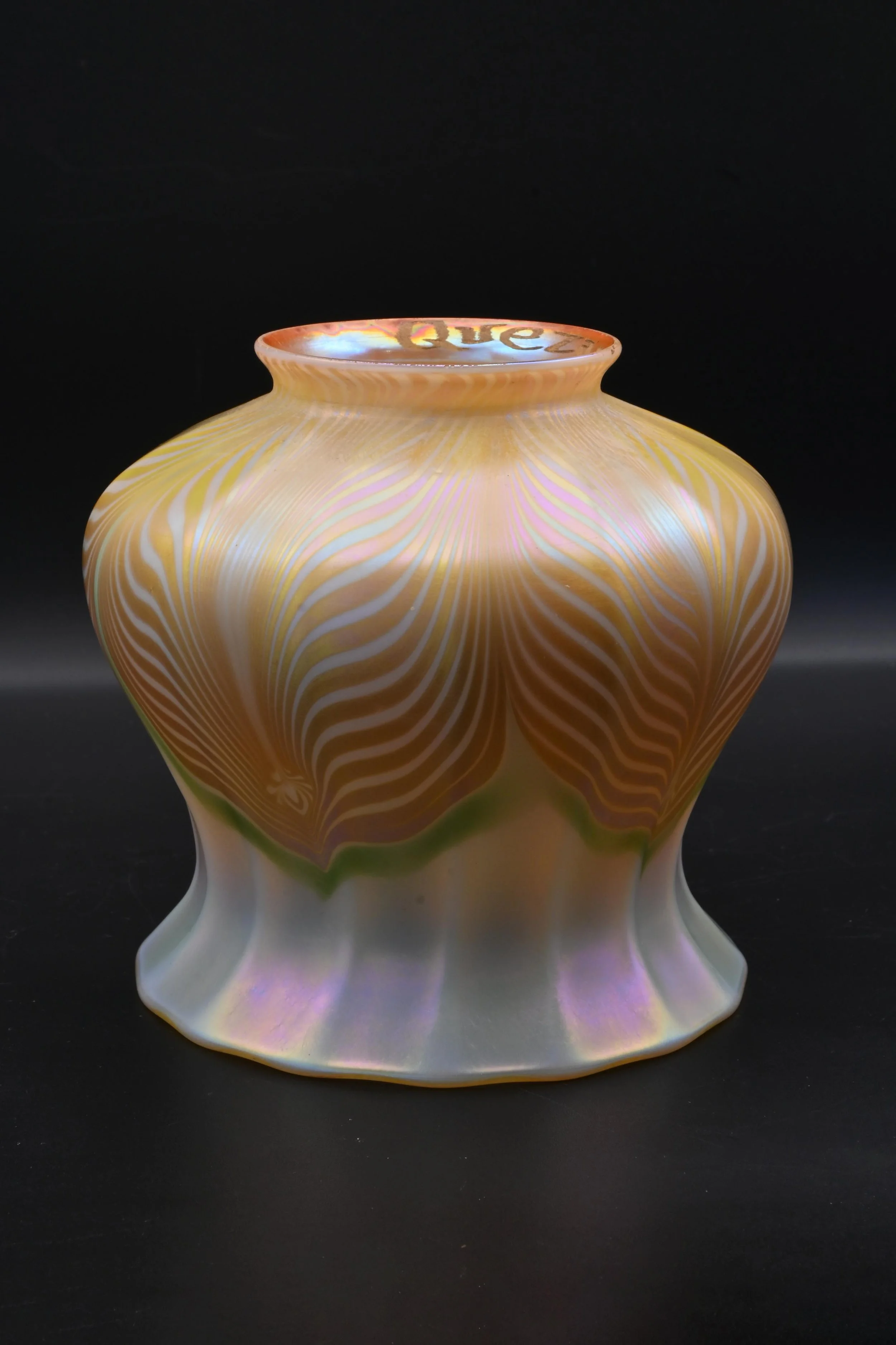 28033 tranluscent quezal green gold pulled feather 2.jpg