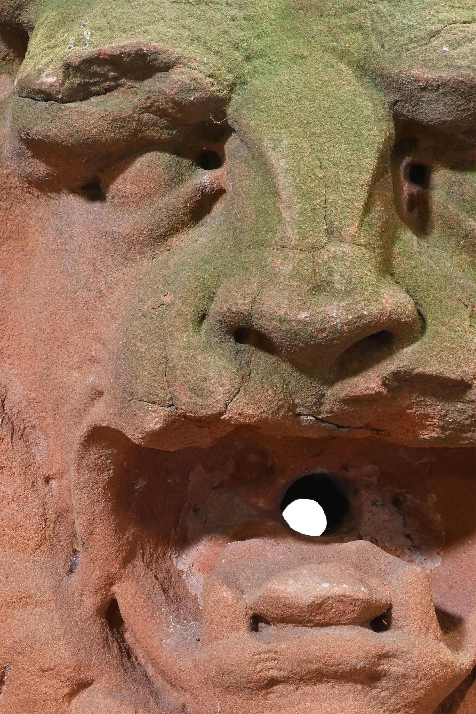 27654 carved brownstone lion's head fountain 6.jpg