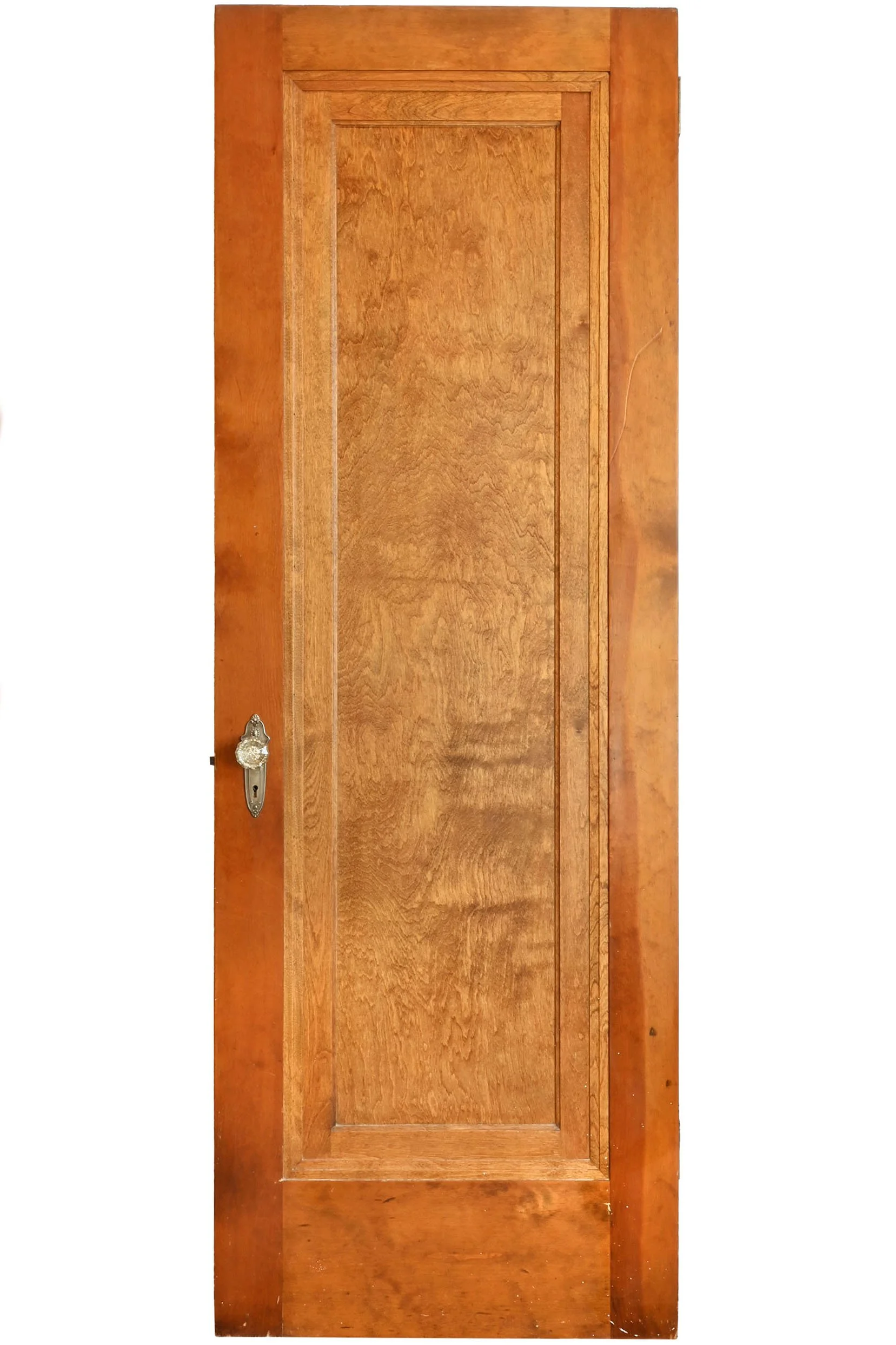 oak and birch miracle door with glass knobset