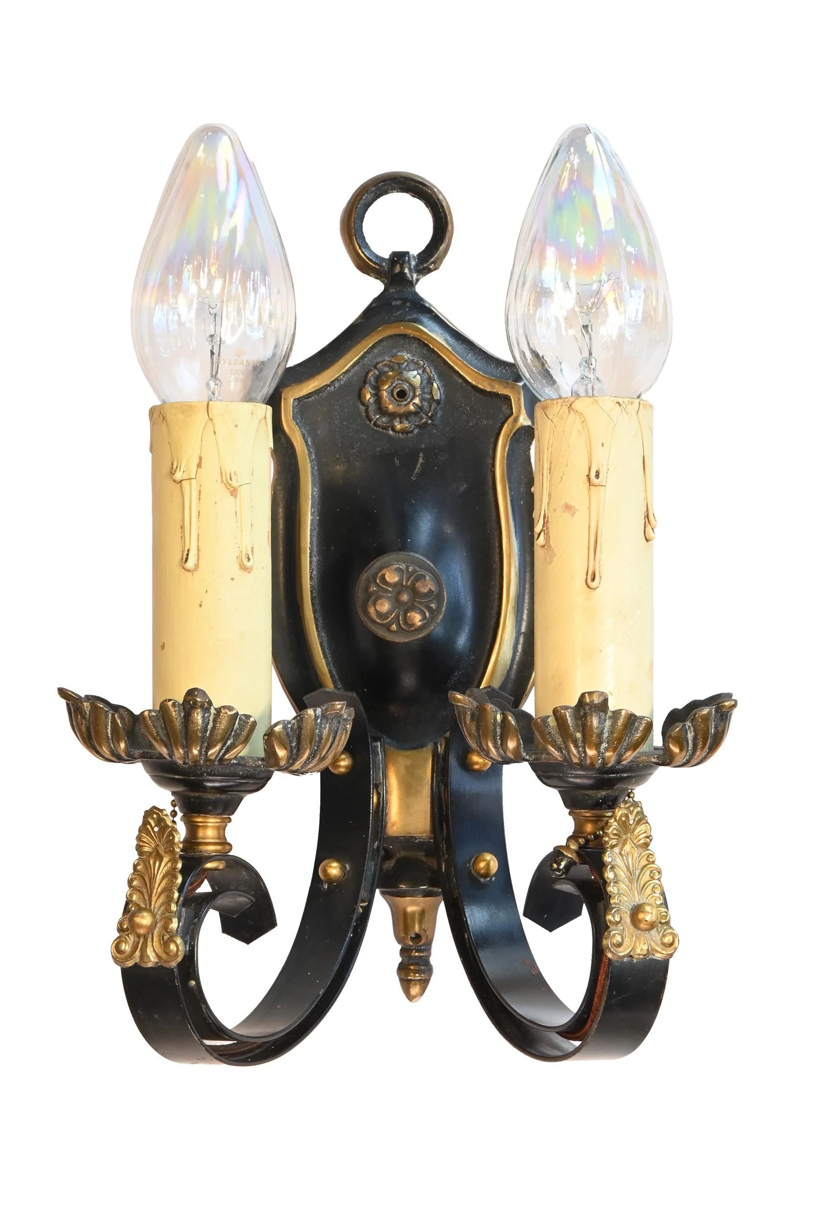 27293 acanthus armed 2 candle sconce pair 3.jpg