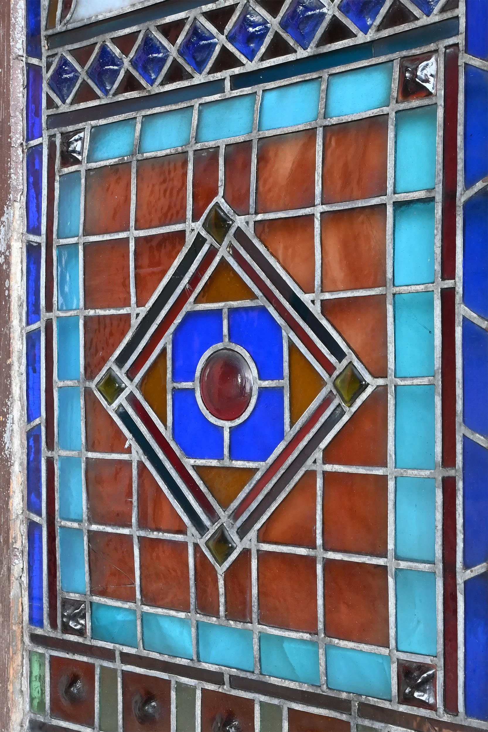 27798A colorful egyptian style stained glass window 3.jpg
