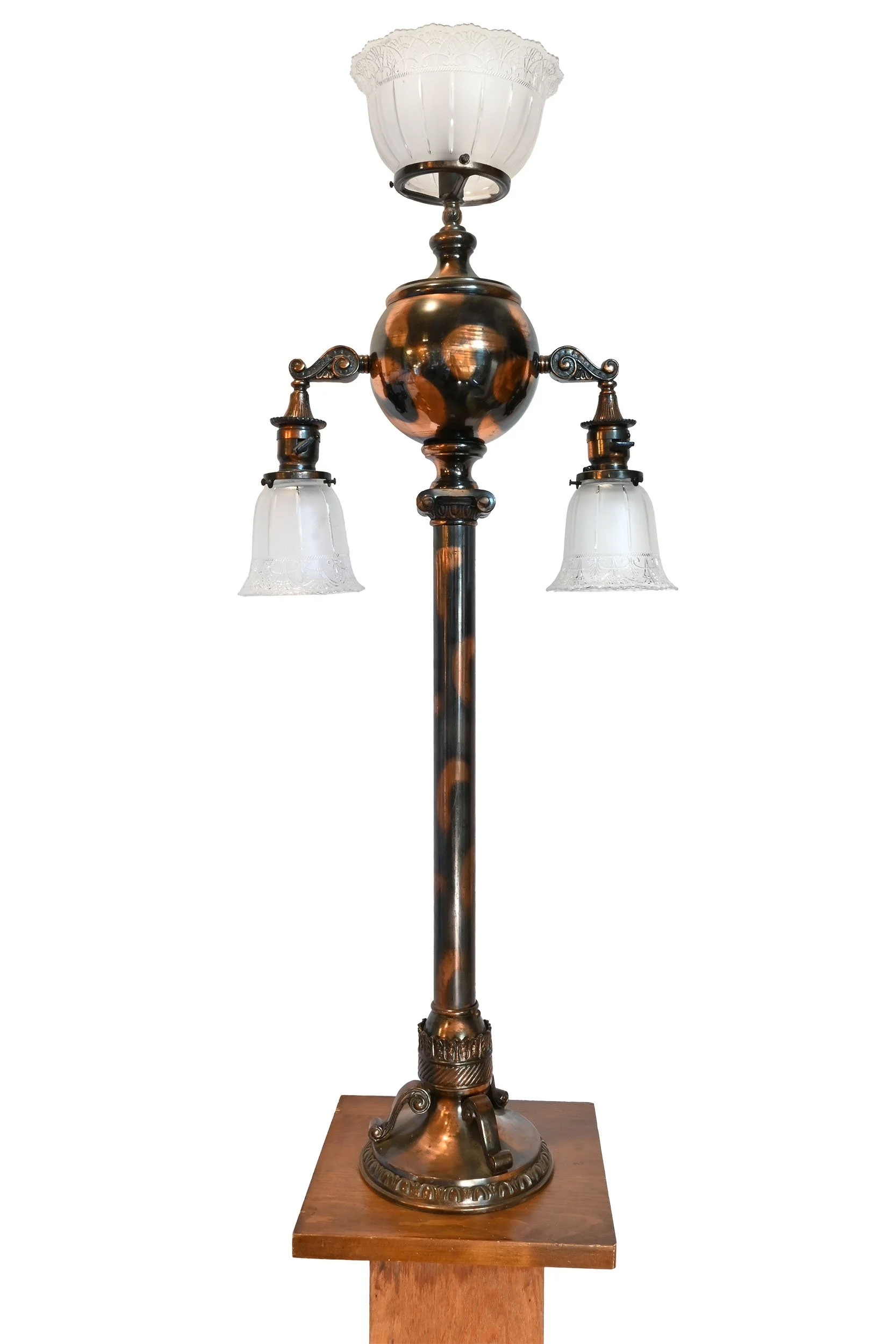 61341 gilt satin GE newell post light 2.jpg