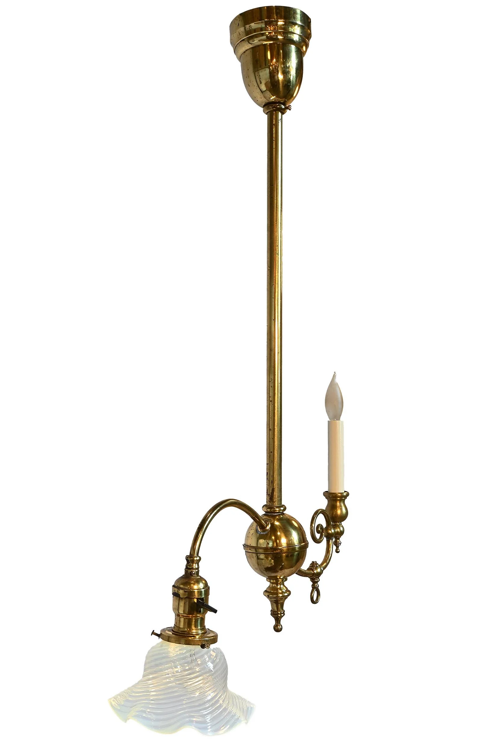 27451 pendants gas electric converted with vaseline glass shades 1.jpg