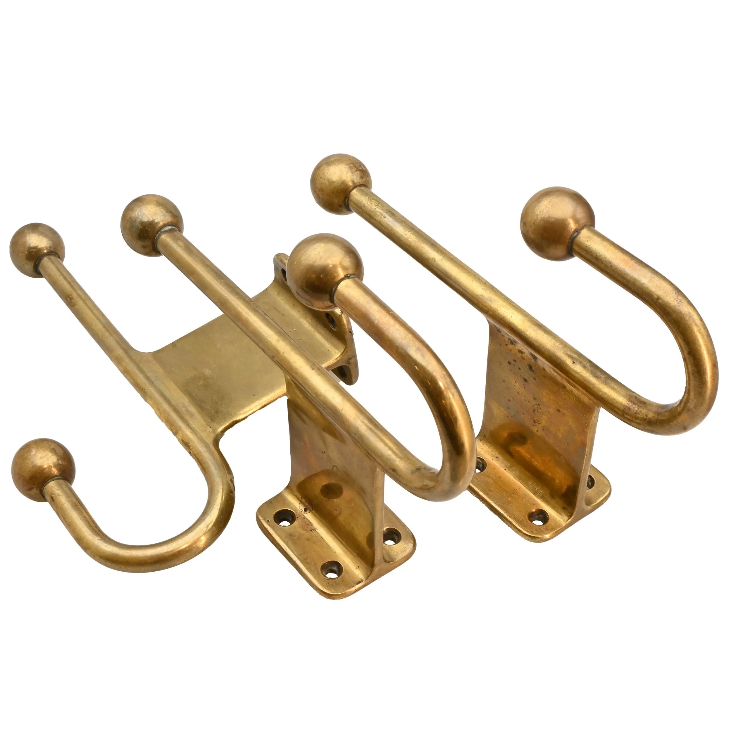 27888 cast brass coat hat ball top hooks 2.jpg