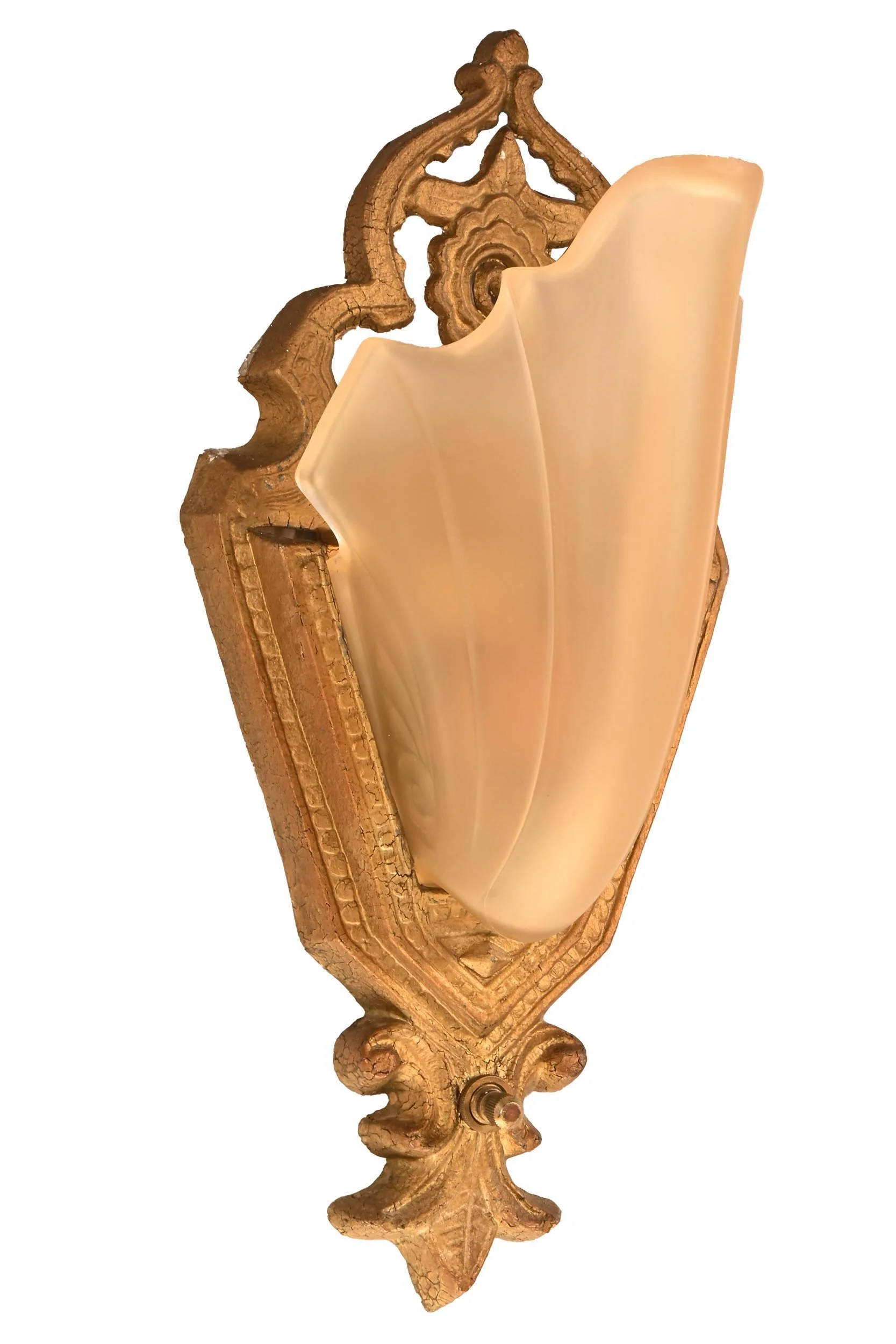 27459 amber shade art deco slip shade sconce 2.jpg