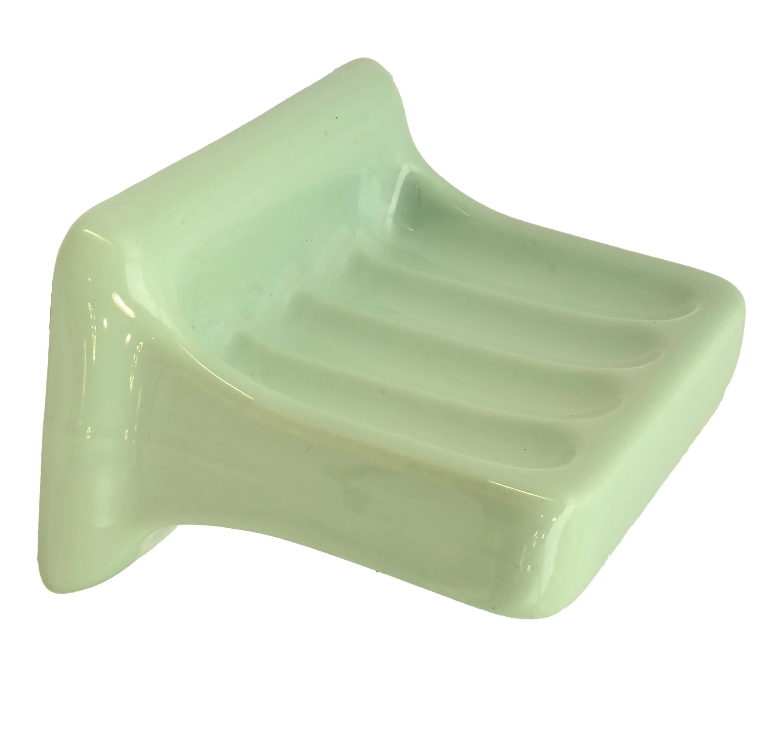 27453 porcelain mint green soap holder newoldstock 1.jpg