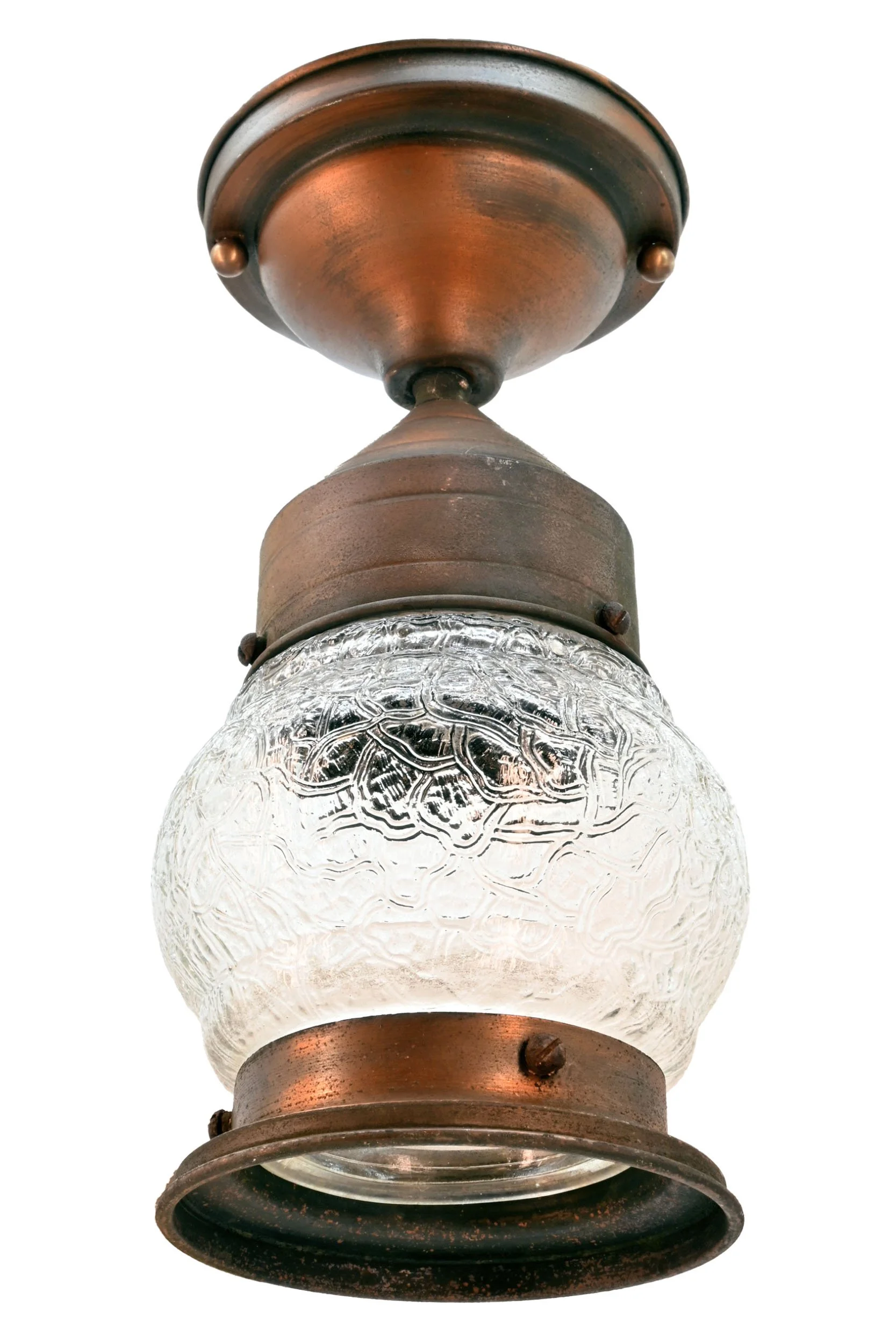 63057 copper exterior flushmount with textured glass 2.jpg
