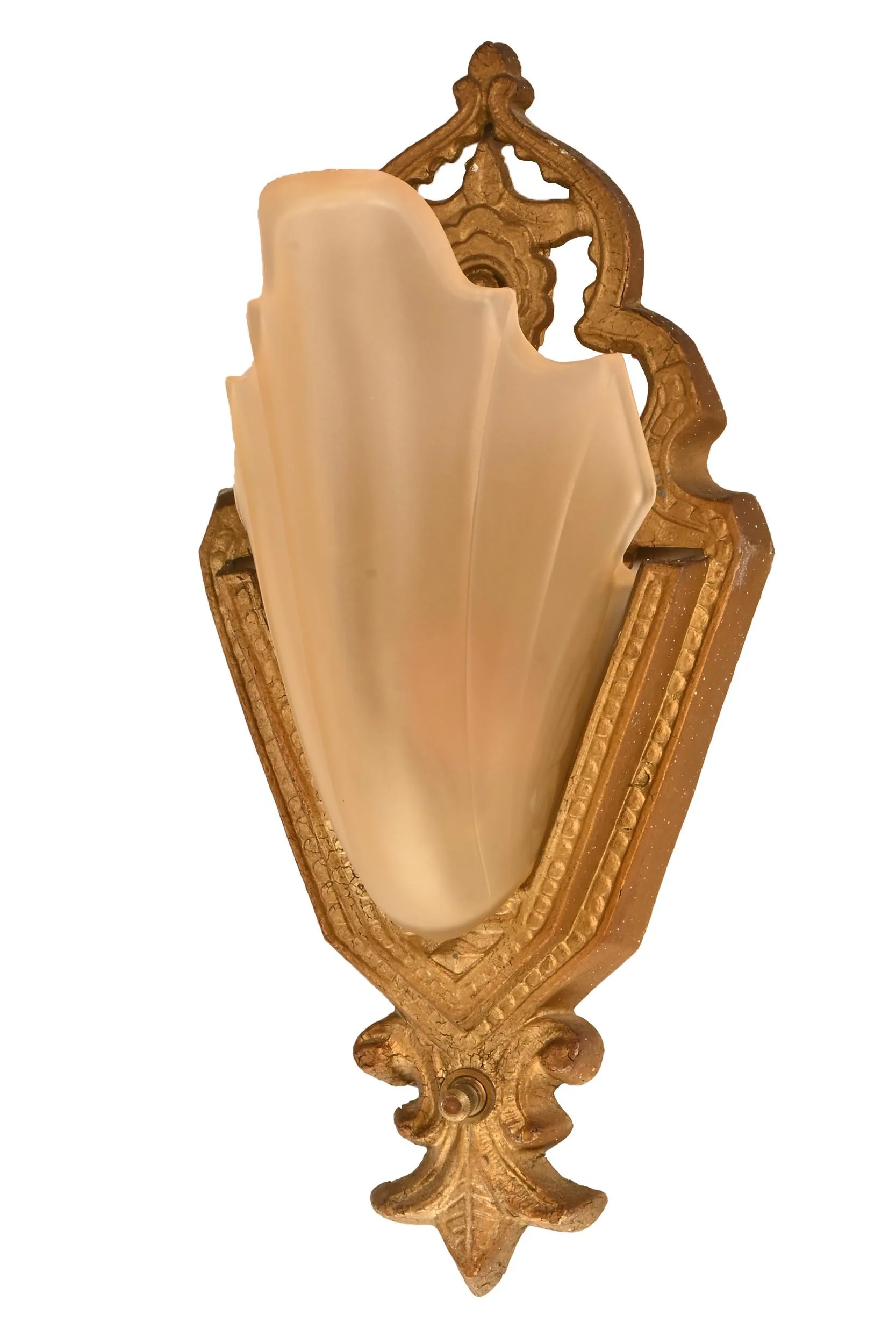 27459 amber shade art deco slip shade sconce 1.jpg