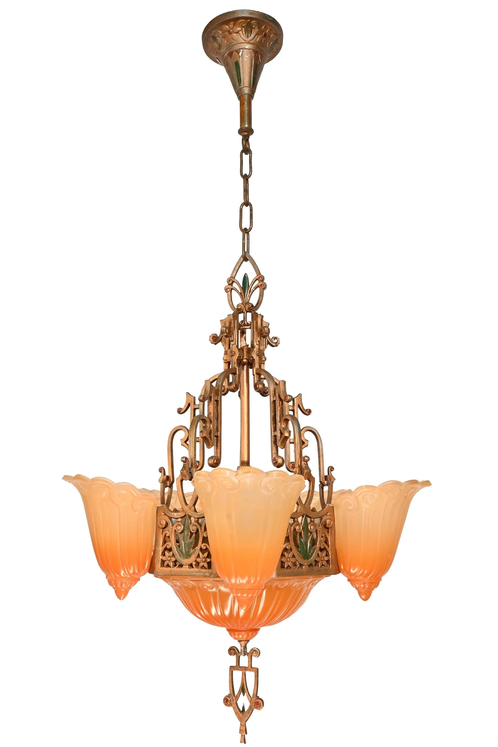 27769 lincoln darker orange deco 5 slipshade with bottom shade 2.jpg