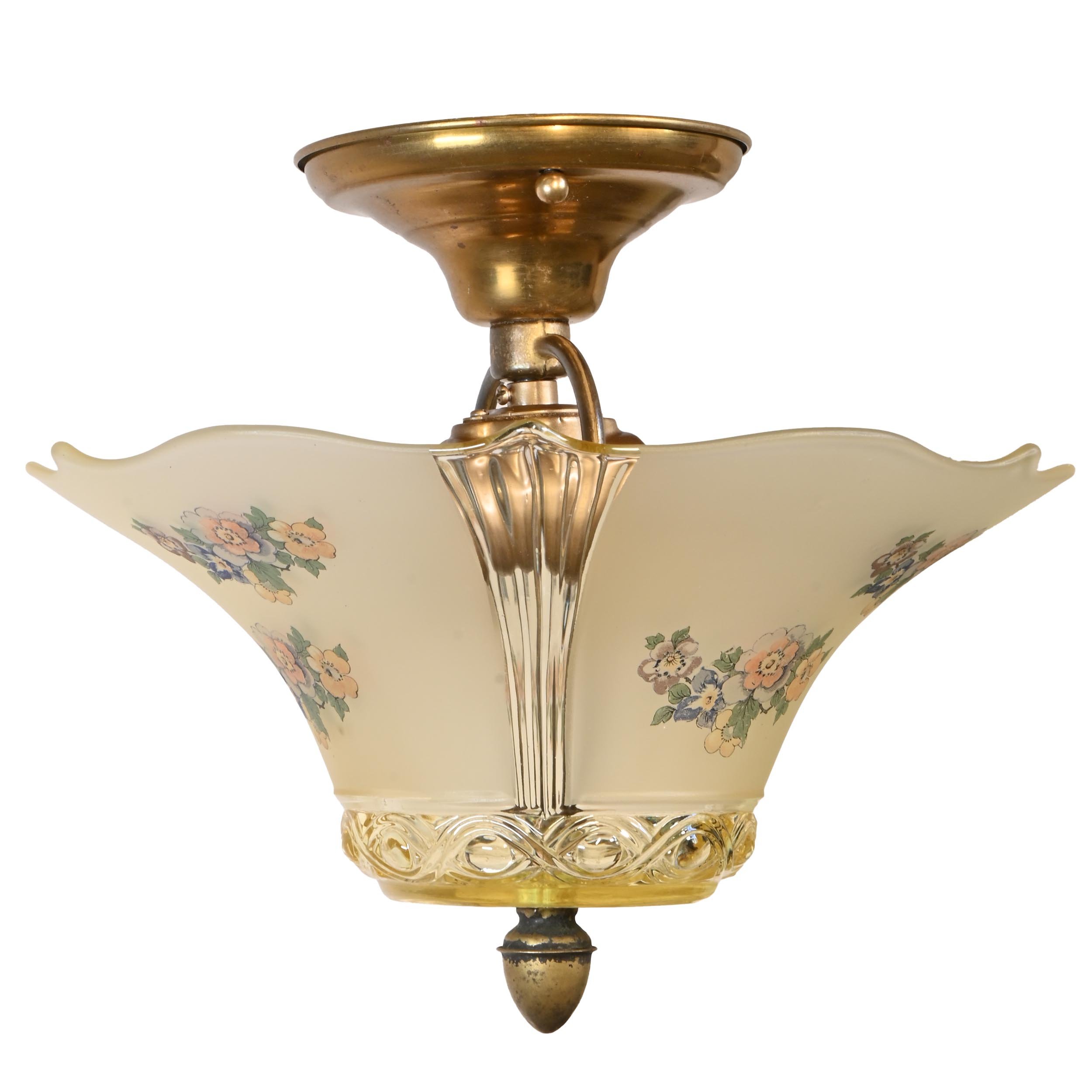 27870 molded yellow glass flush 2 light 2.jpg