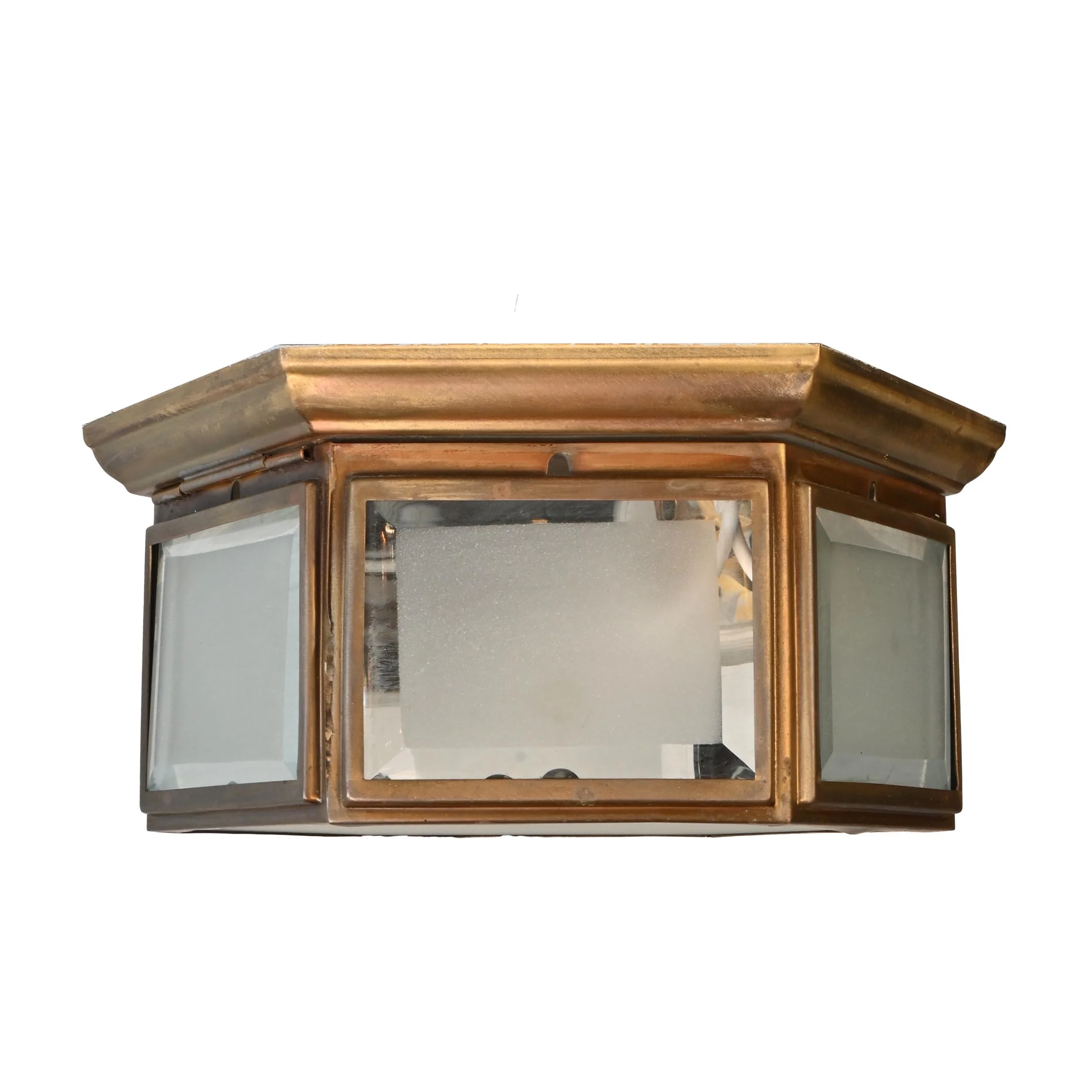 26307 brass & glass flush hexagon fixture 2.jpg
