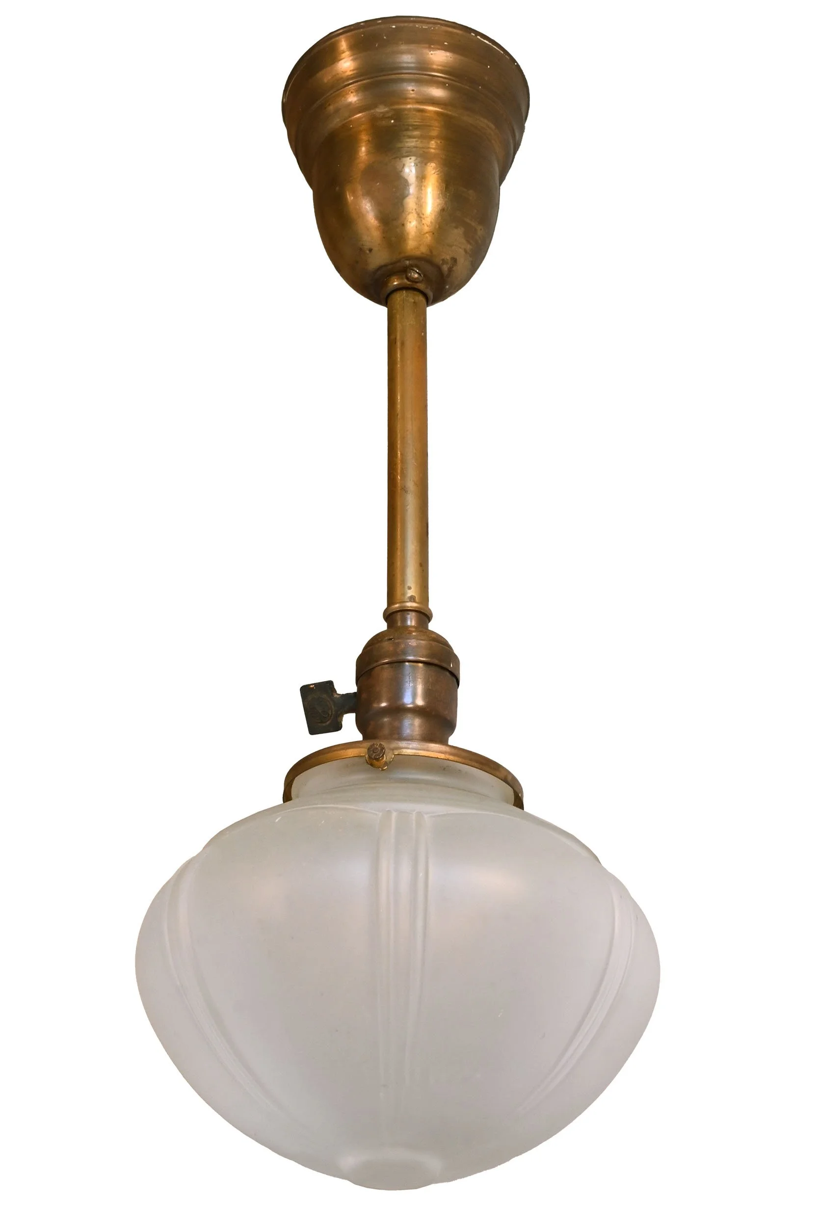 27489 brass pendant with frosted shade 2.jpg