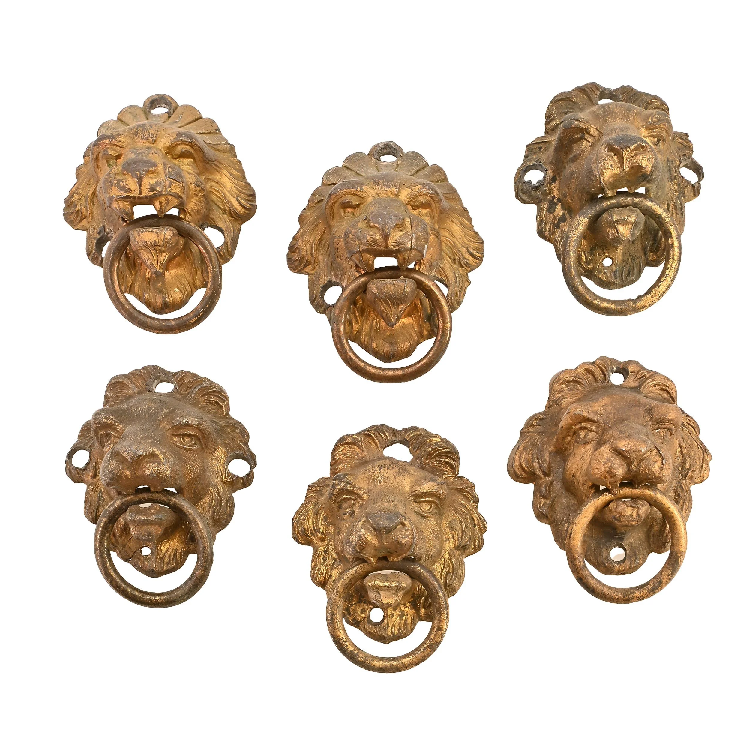 27357 cast iron set of 6 lion pulls 1.jpg