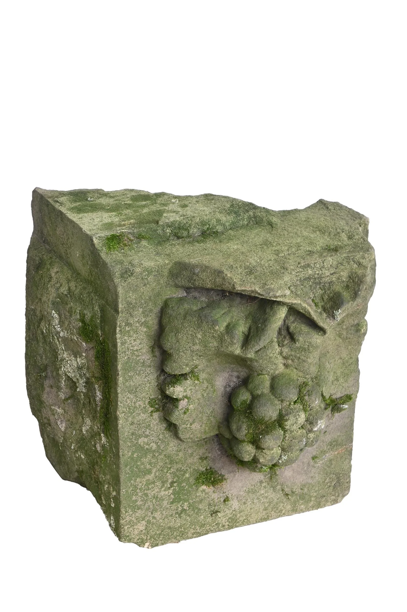 27655A carved limestone grapes 3.jpg