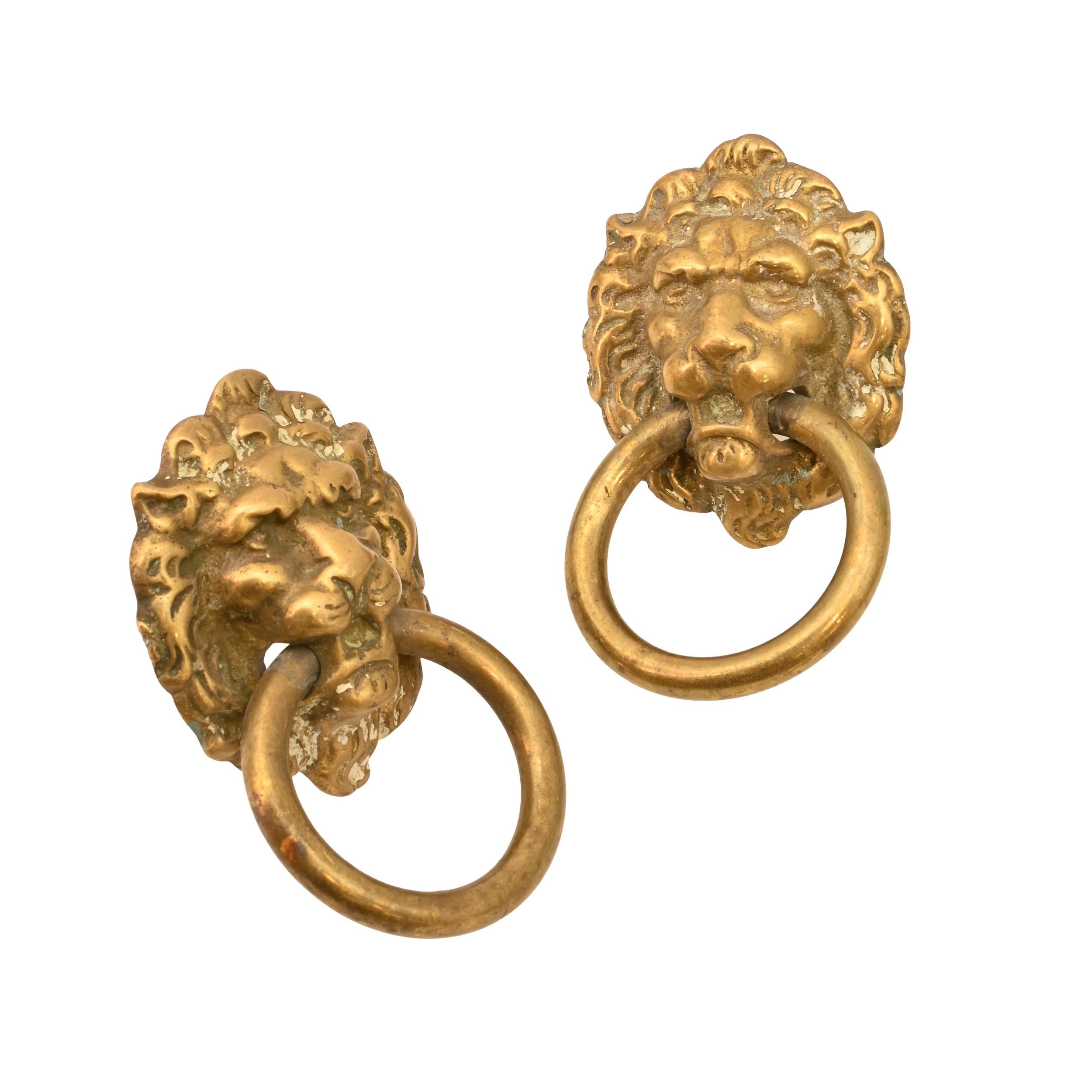 27427 cast brass lion face set of 4 pulls 2.jpg