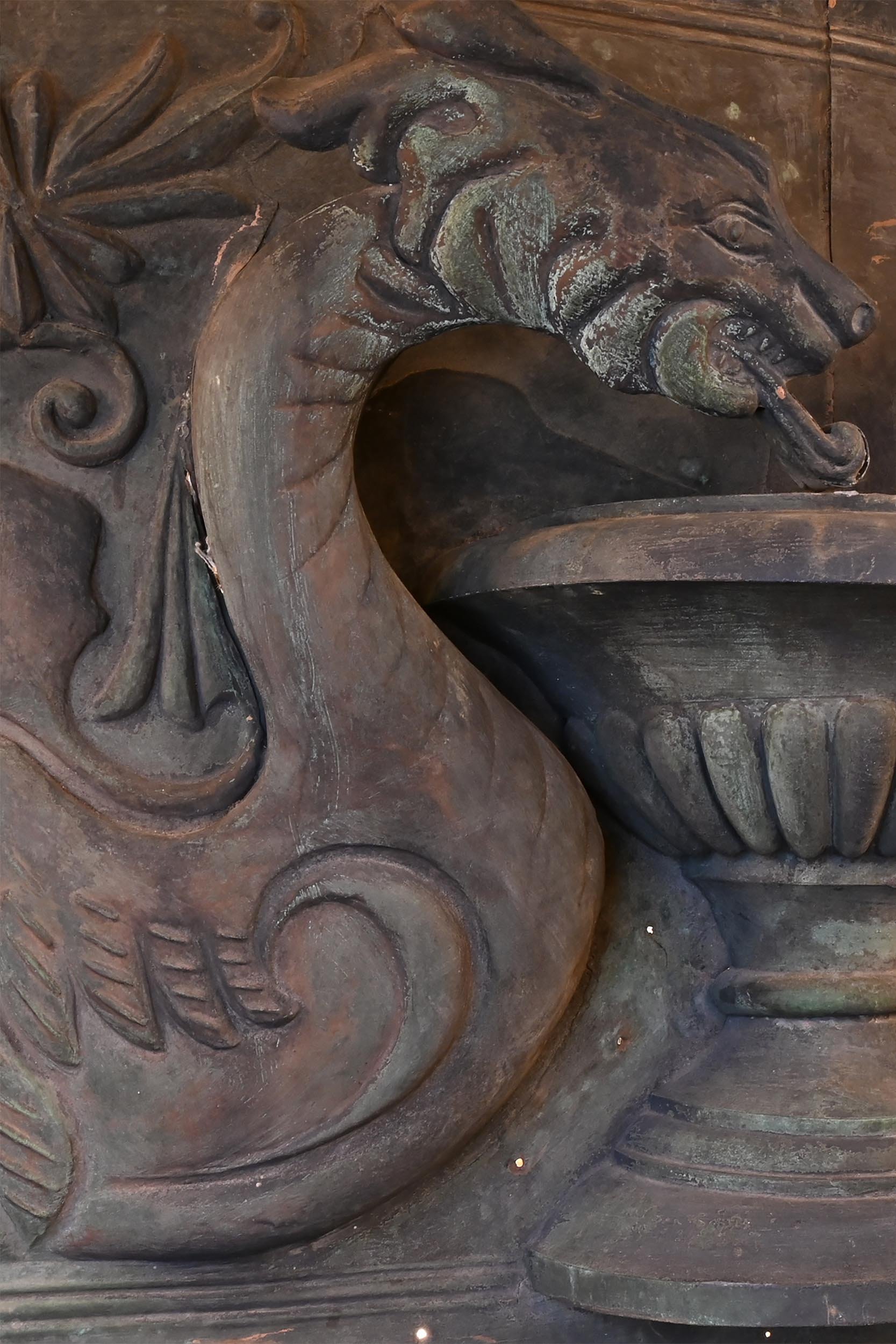 27270 8 foot pressed copper dual dragon bar relief 7.jpg