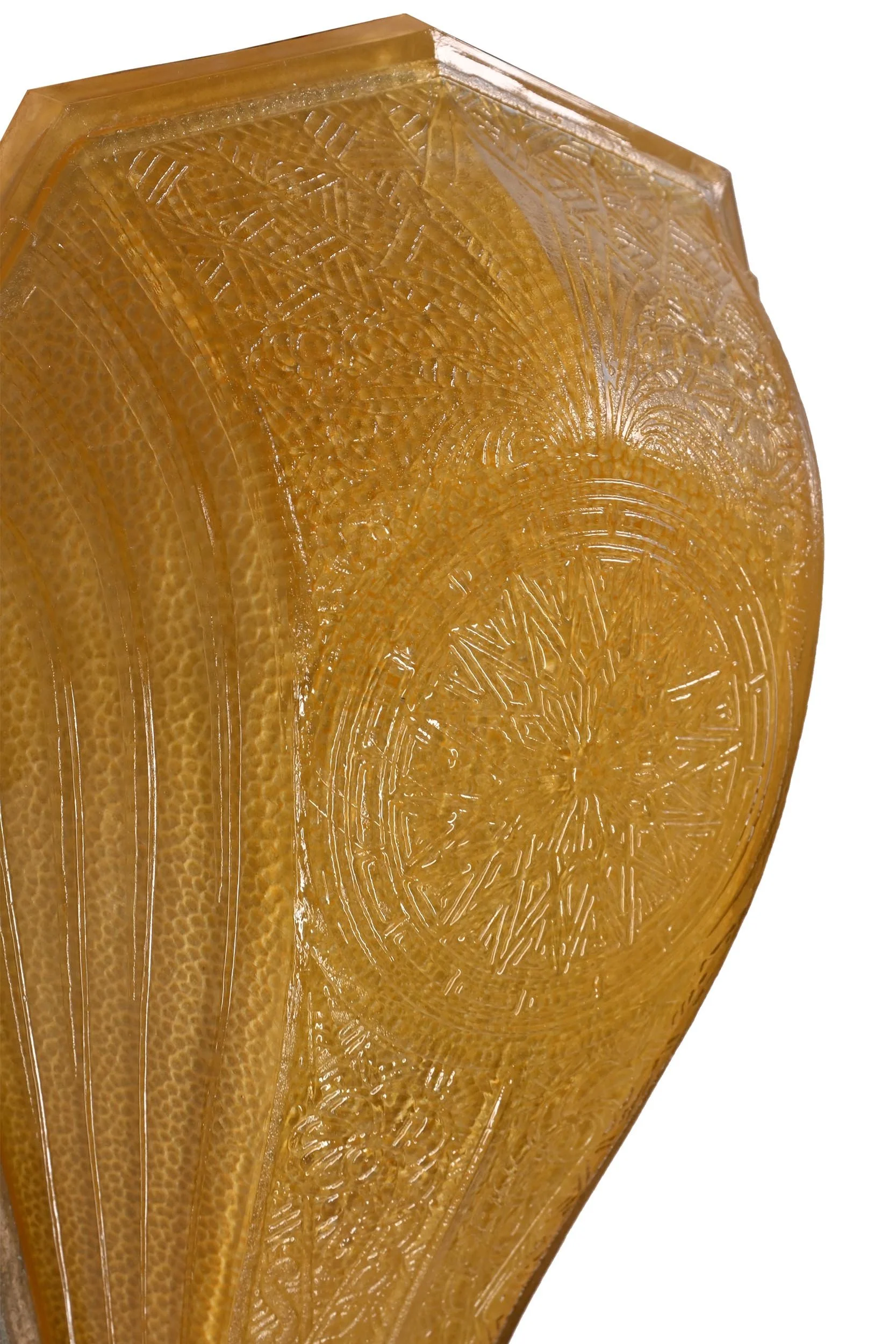 46707 riddle goldenrod glass slip shade sconce pair 4.jpg (Copy)