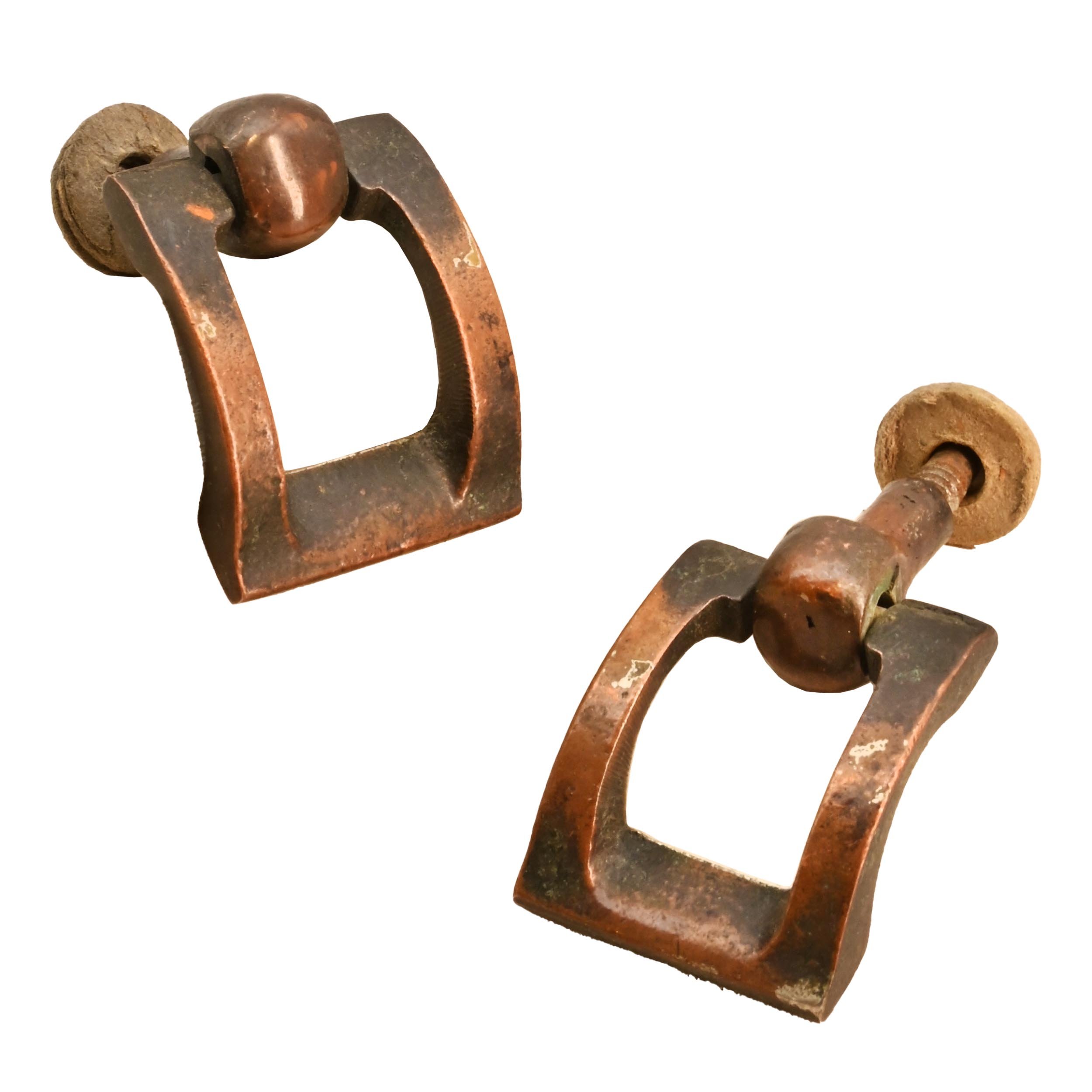 27099 set of four rectangular gilt satin drop pull 1.jpg