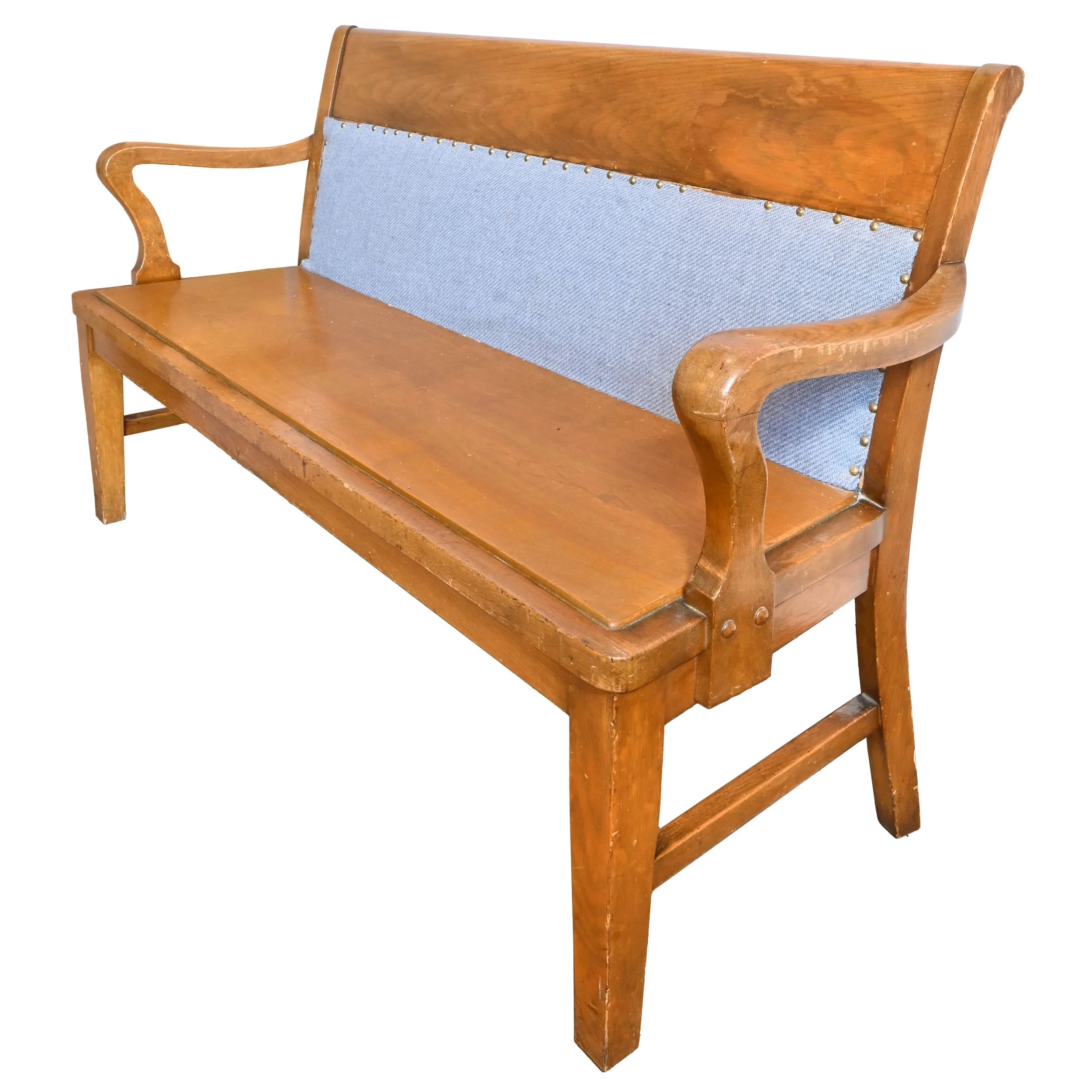 27197 maple blue upholstered settee 3.jpg