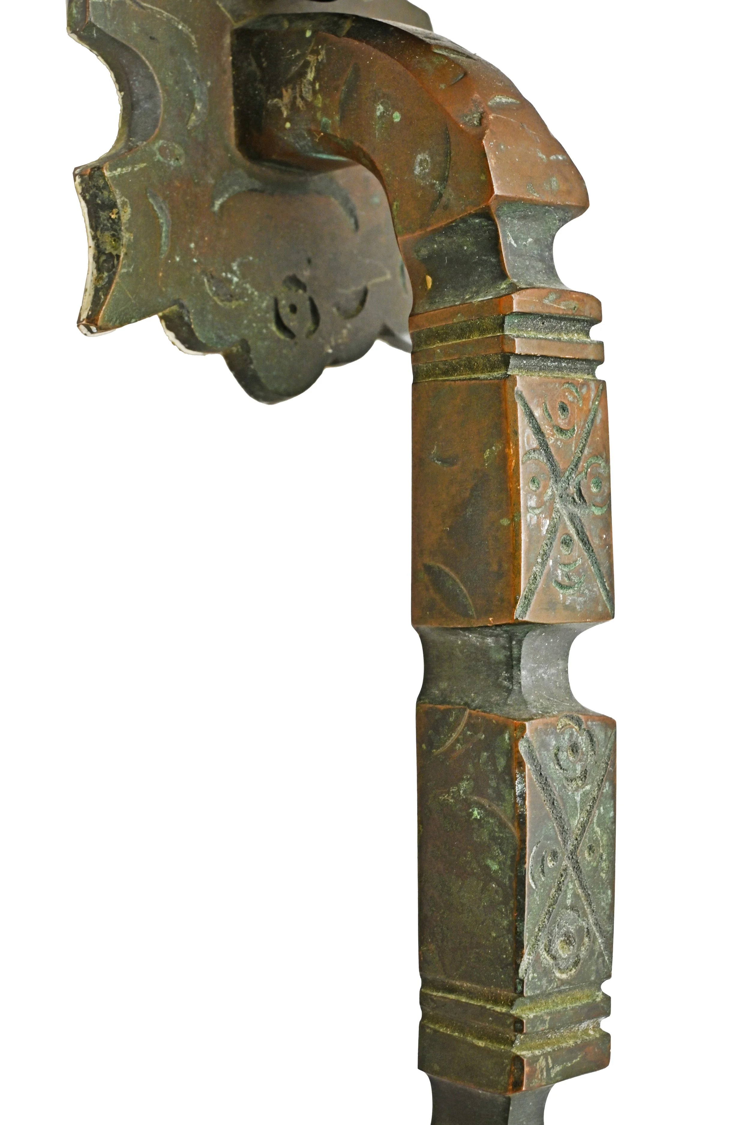 27043 massive brass tudor revival thumb latch 3.jpg