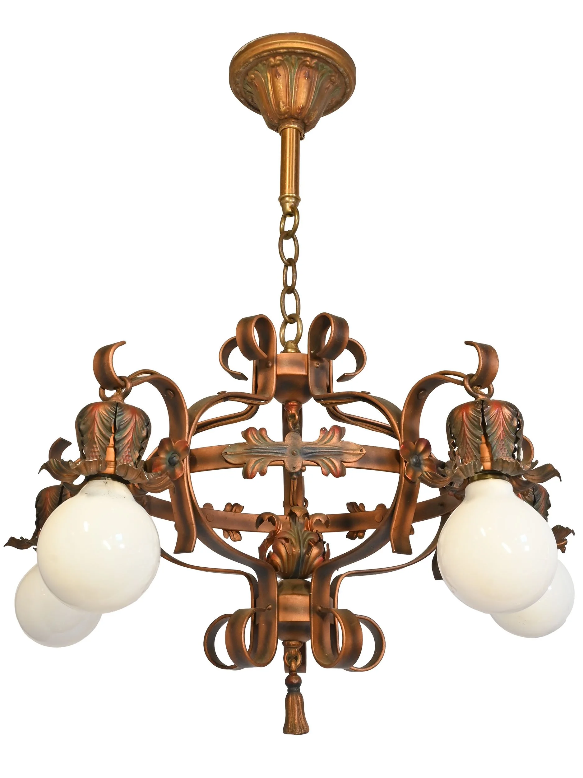 27425 polychrome tudor five bulb chandelier 2.jpg