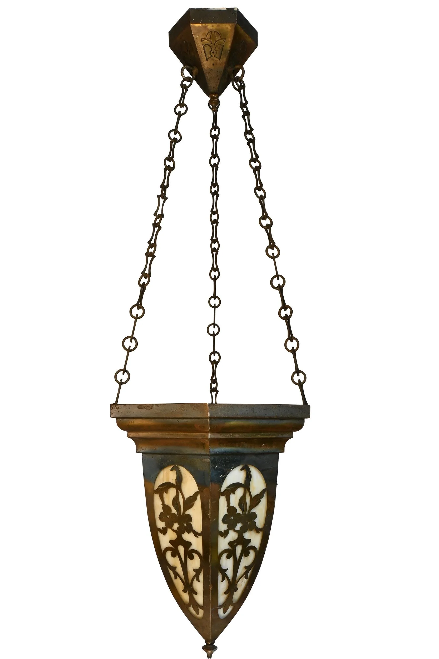 27940 cutout filigree brass 3 chain lantern 4.jpg
