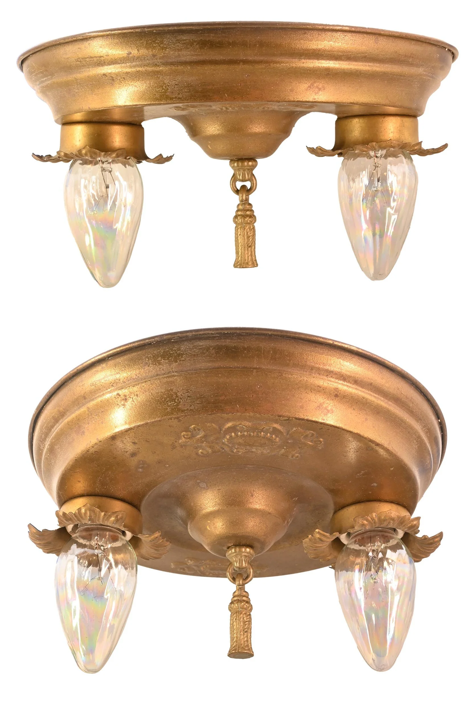 27580 ceiling hugging 2 bulb brass fixture 2.jpg