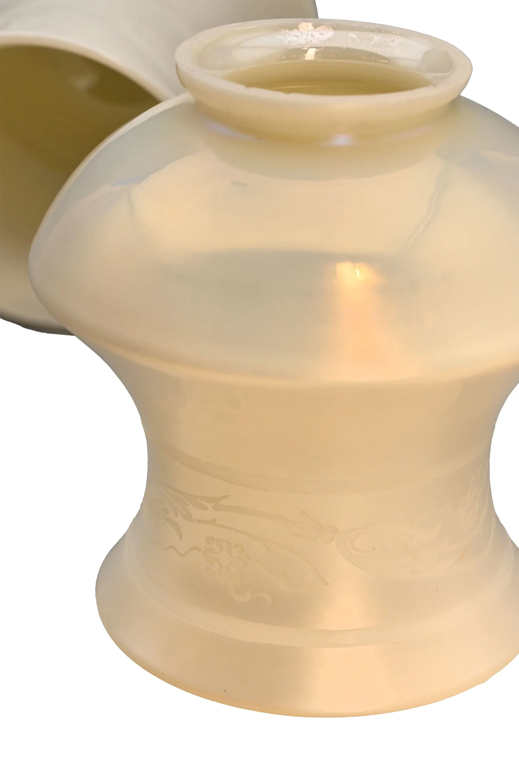 27514 uniquely shaped floral etched calcite steuben shades 3.jpg