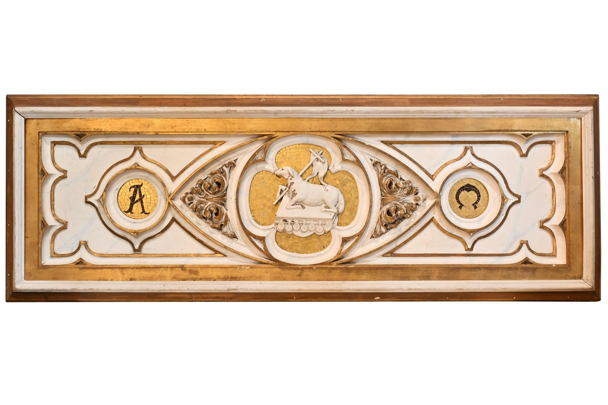 27483 alpha and omega with lamb framed plaster panel 1.jpg