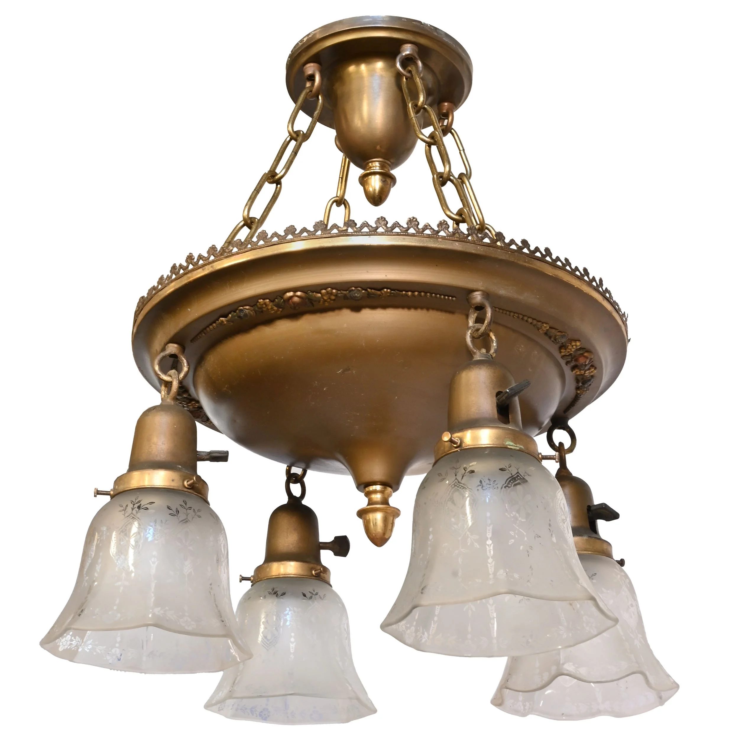 27515 brass four shade pan fixture with garland detail 2.jpg