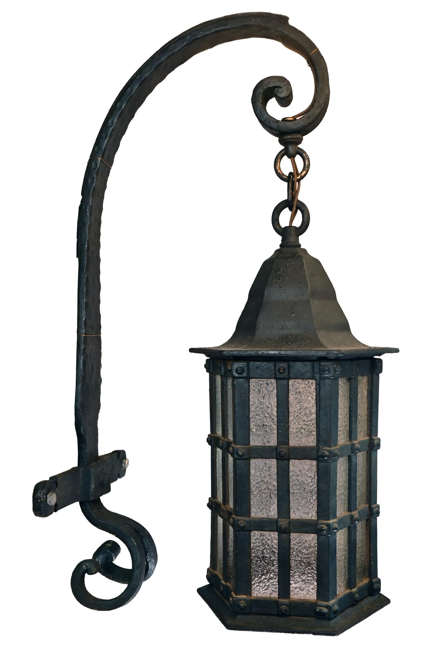 27297 pebble glass cast iron sconce pair 3.jpg