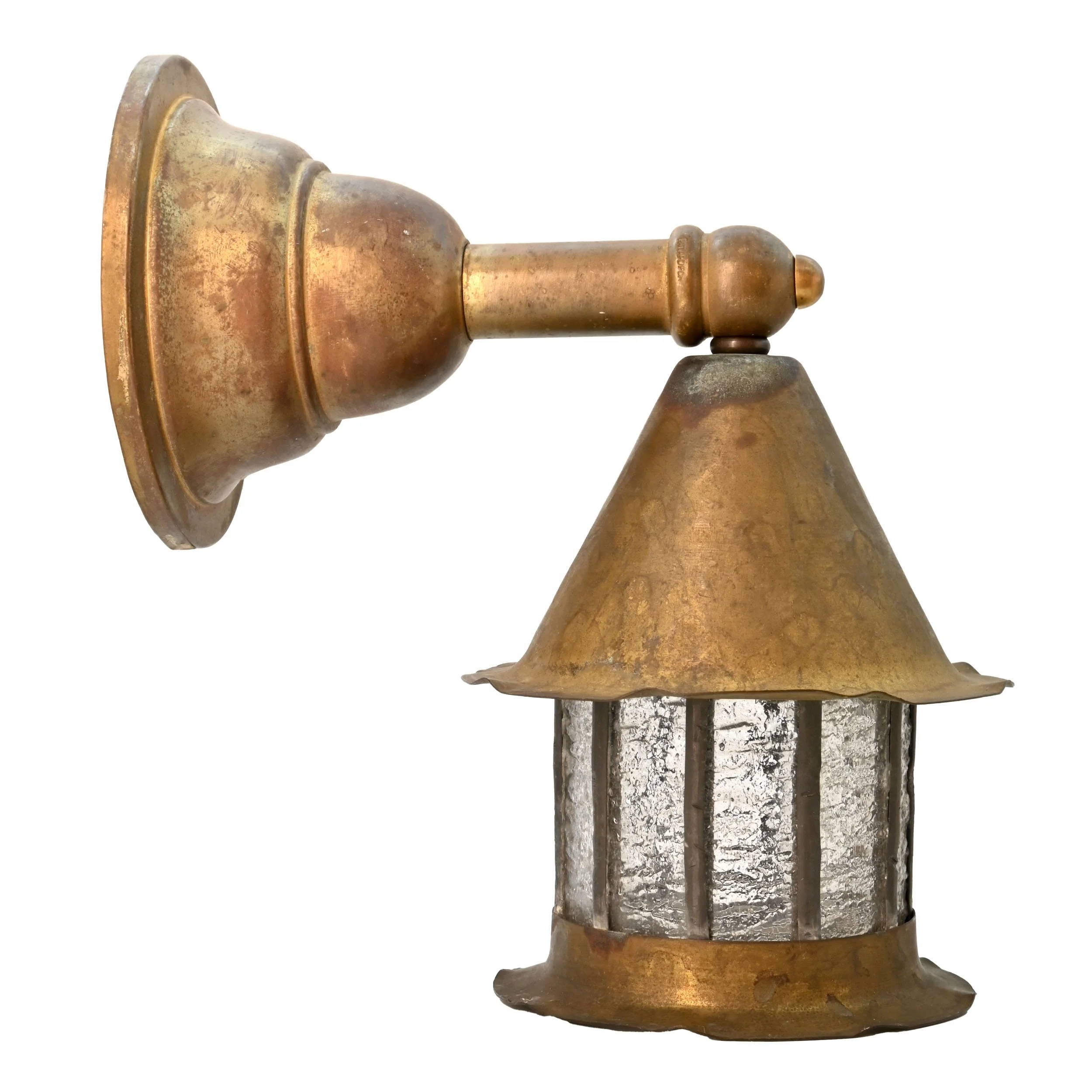 63031 brass tudor leaded glass sconce pair 1.jpg