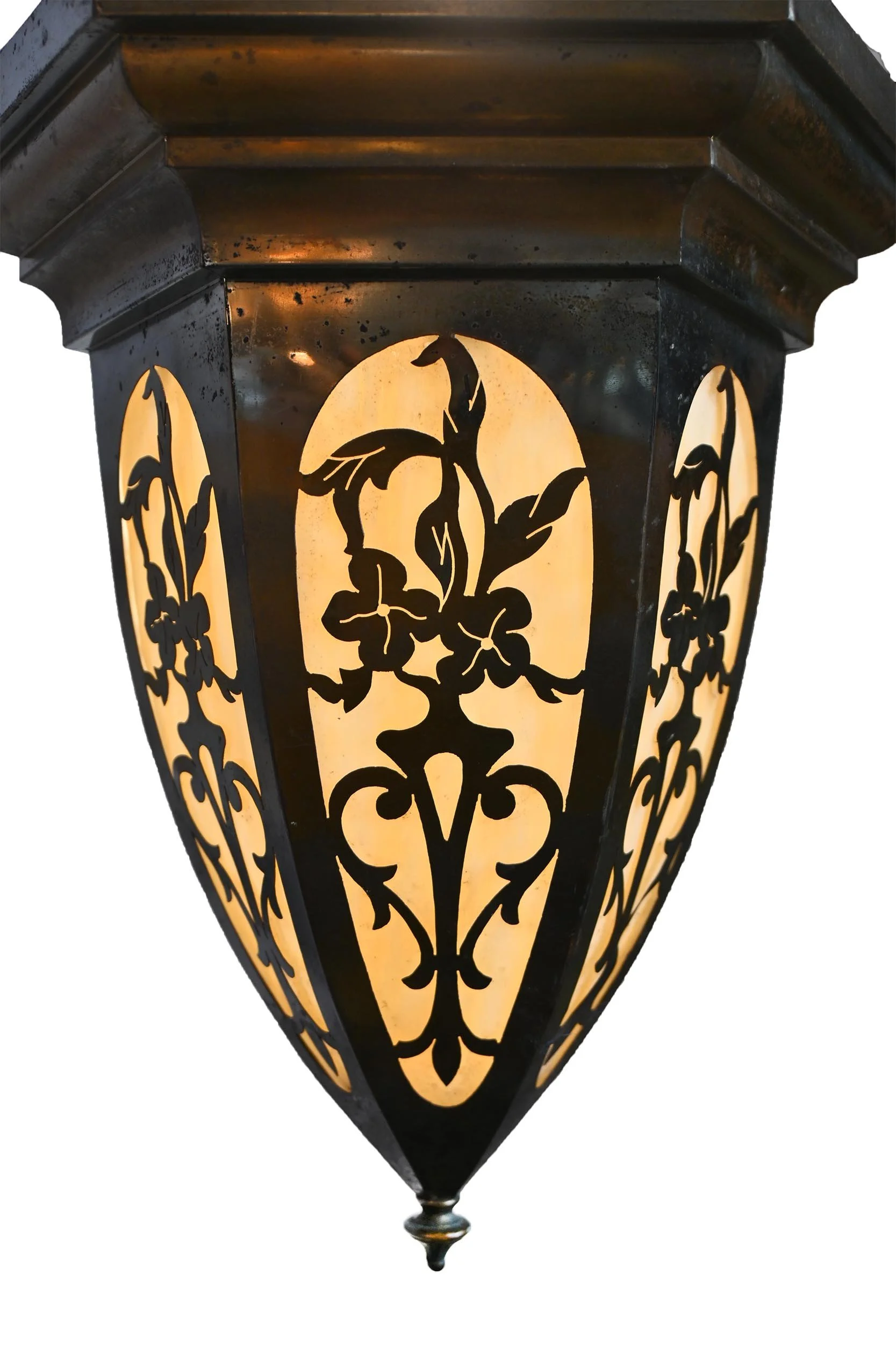 27940 cutout filigree brass 3 chain lantern 2.jpg