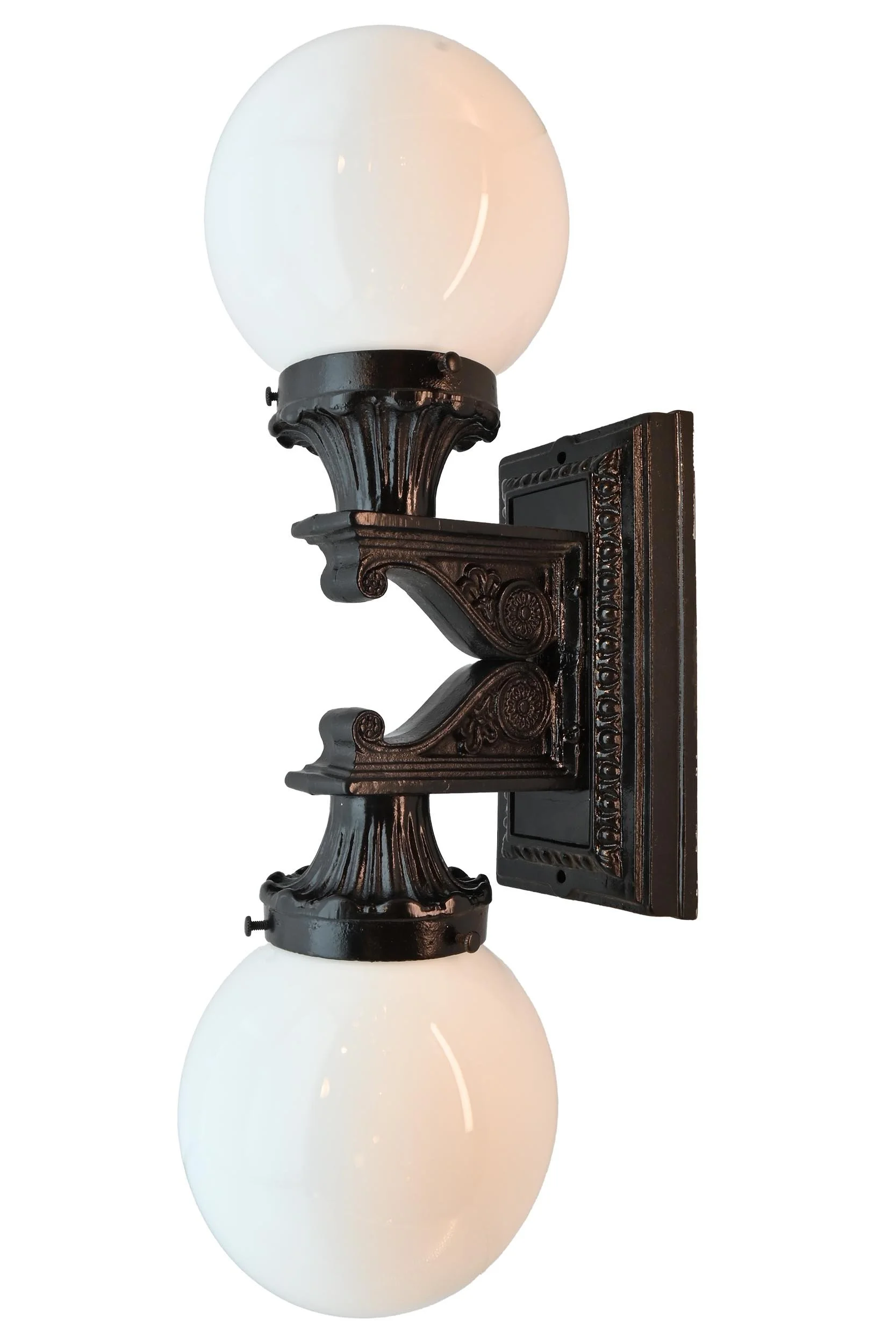 cast iron sconce with up down globe 3.jpg