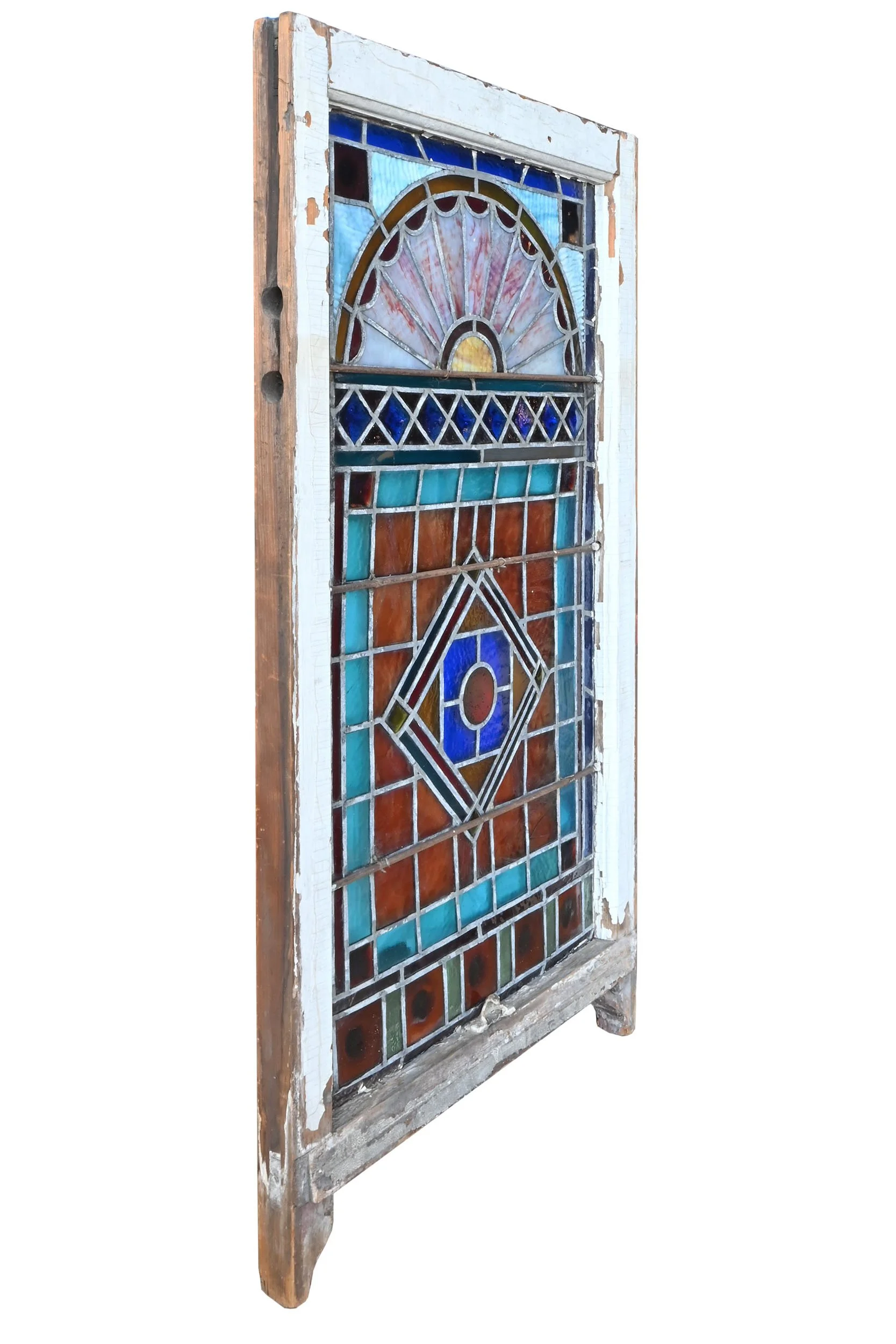 27798A colorful egyptian style stained glass window 1.jpg