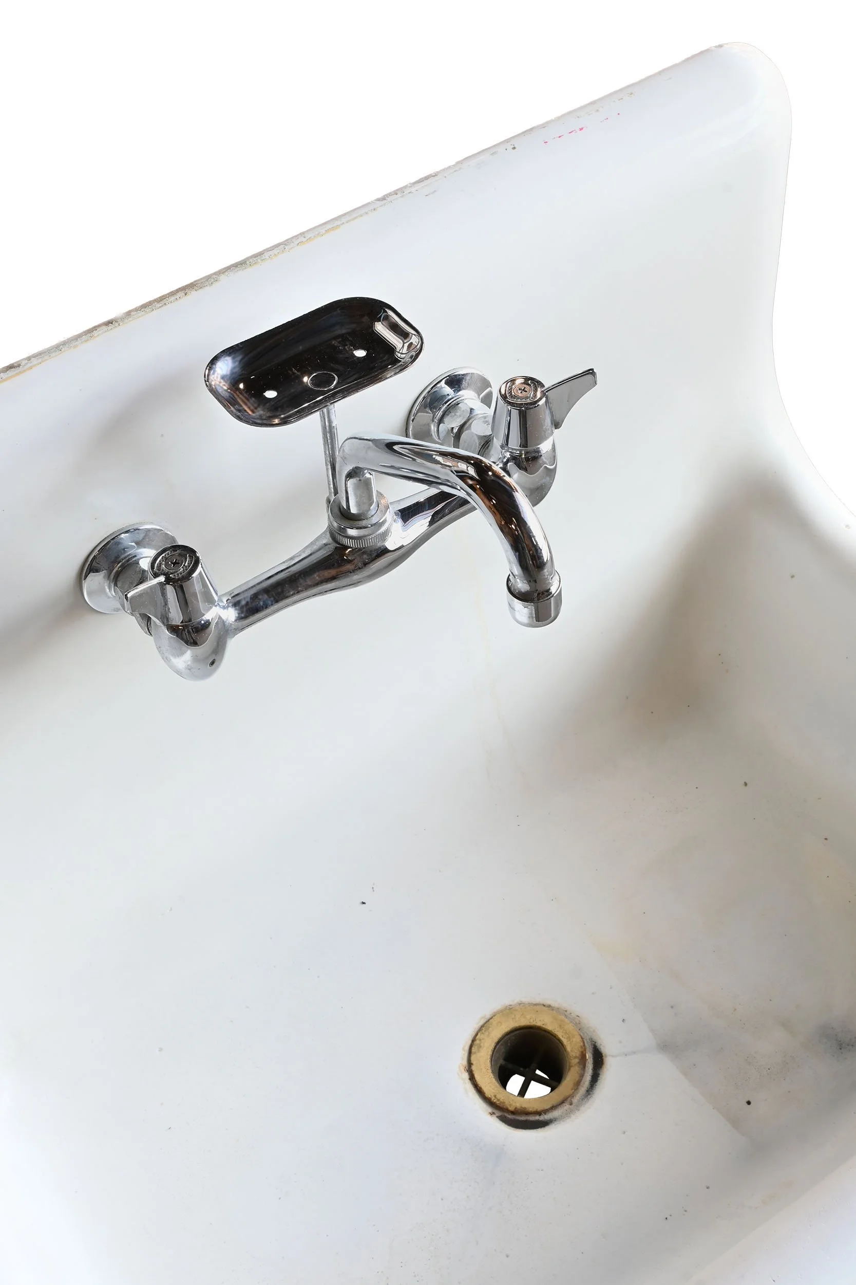 28041 left drainboard farm sink with chrome hardware 3.jpg