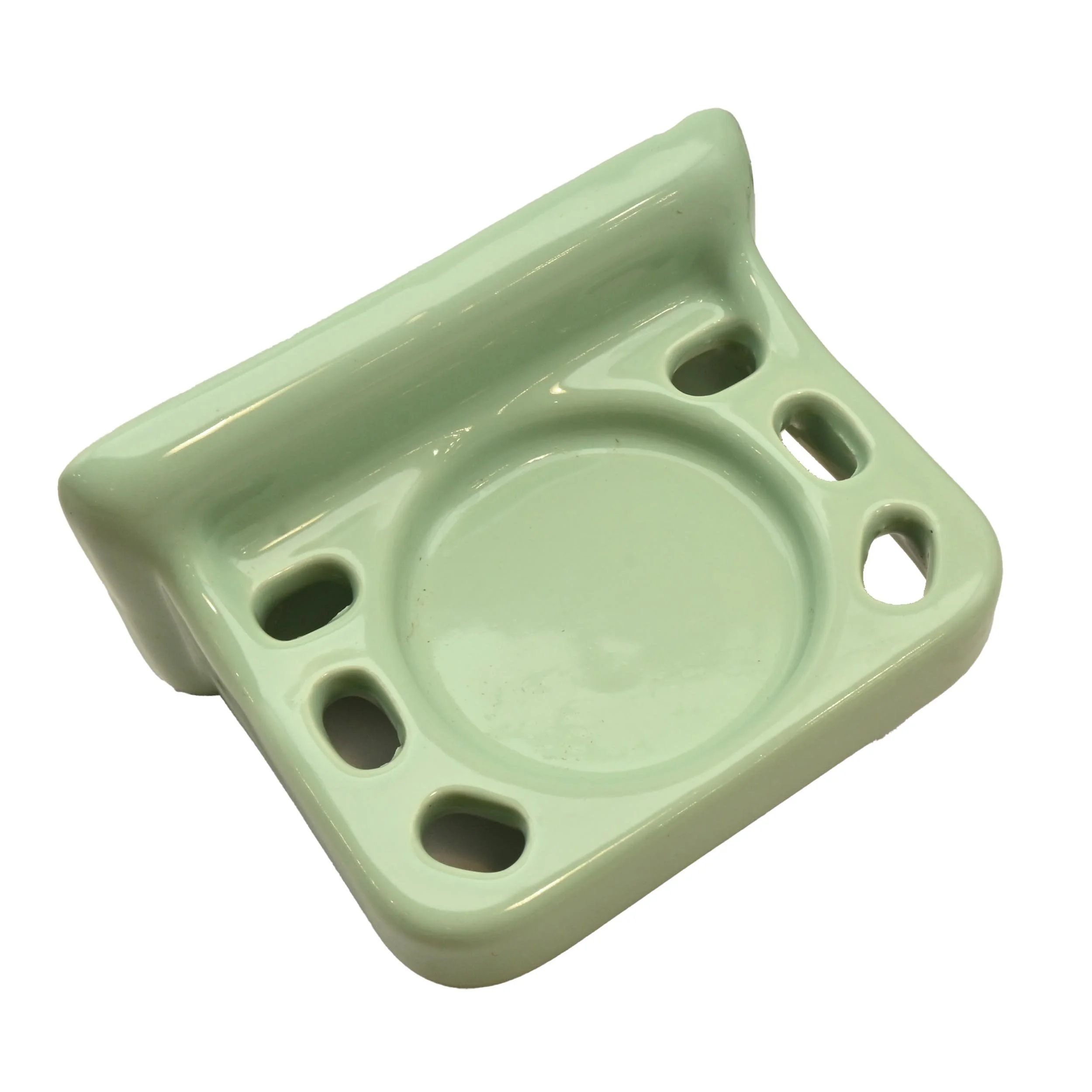 27453 porcelain mint green cup holder newoldstock 1.jpg