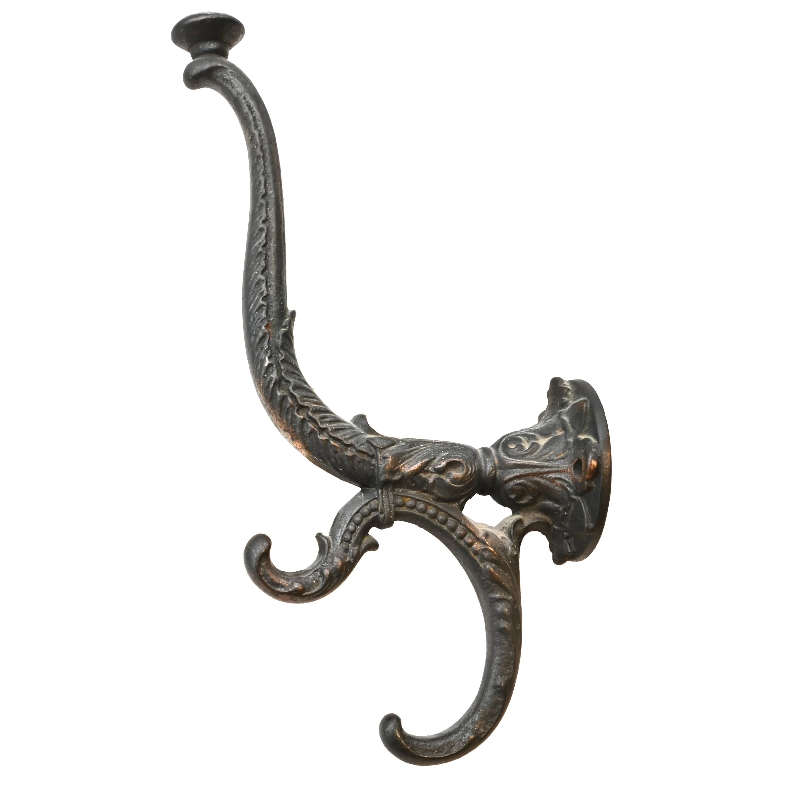 27172 cast iron serpent style coat hook 1.jpg