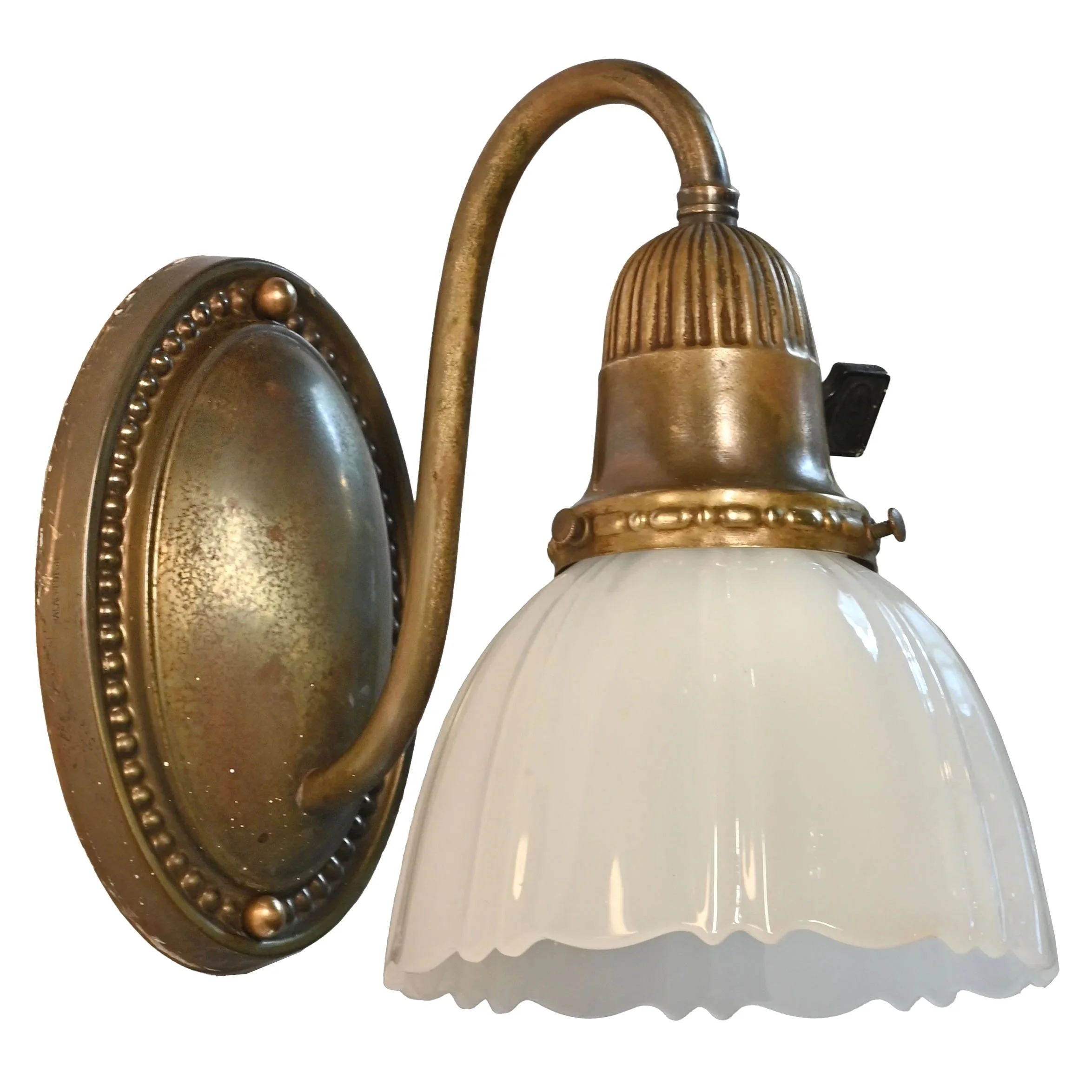 25986+brass+sconce+pair+with+milk+glass+shades+3.jpg