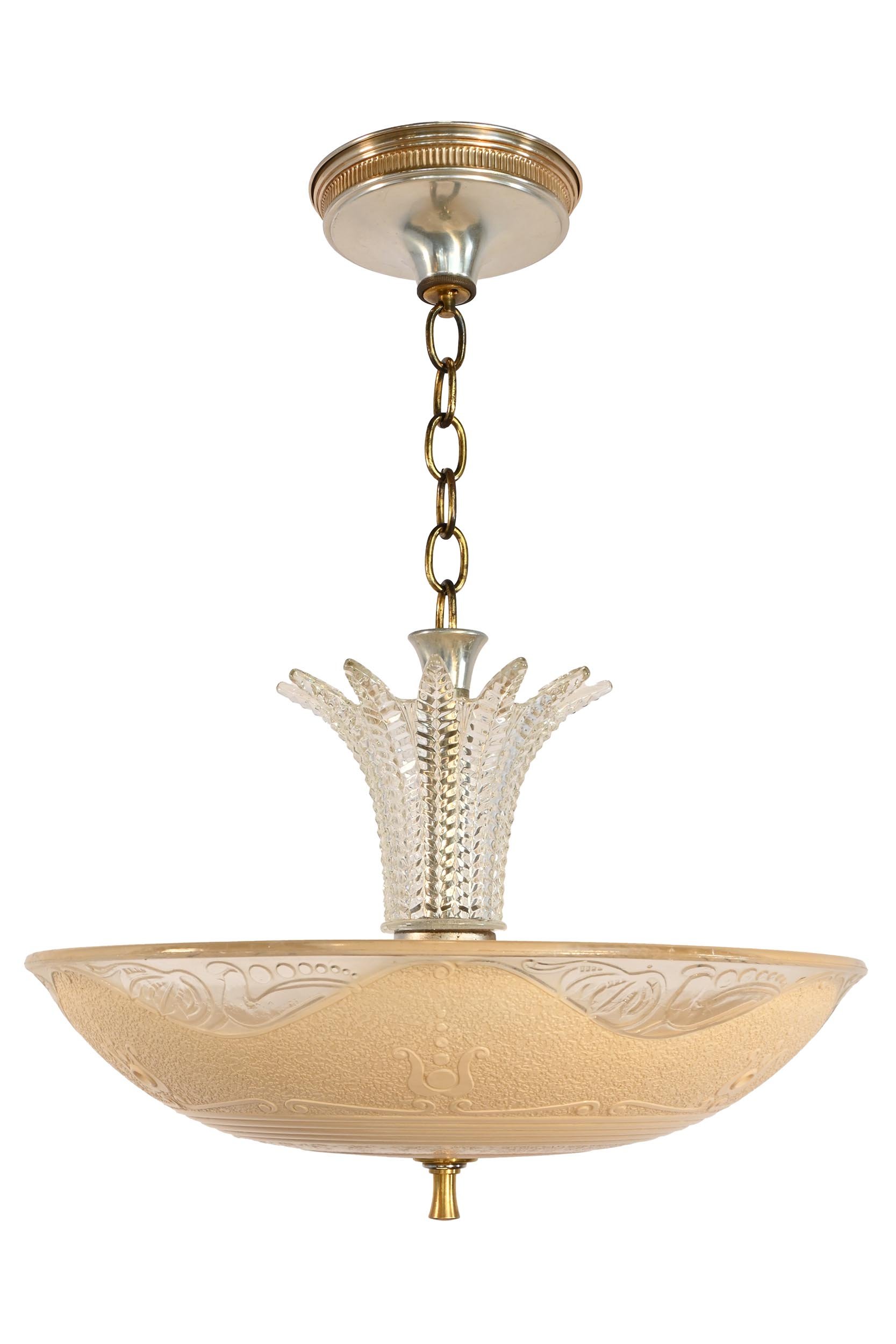 27064 glass feather molded shade pendant 2.jpg