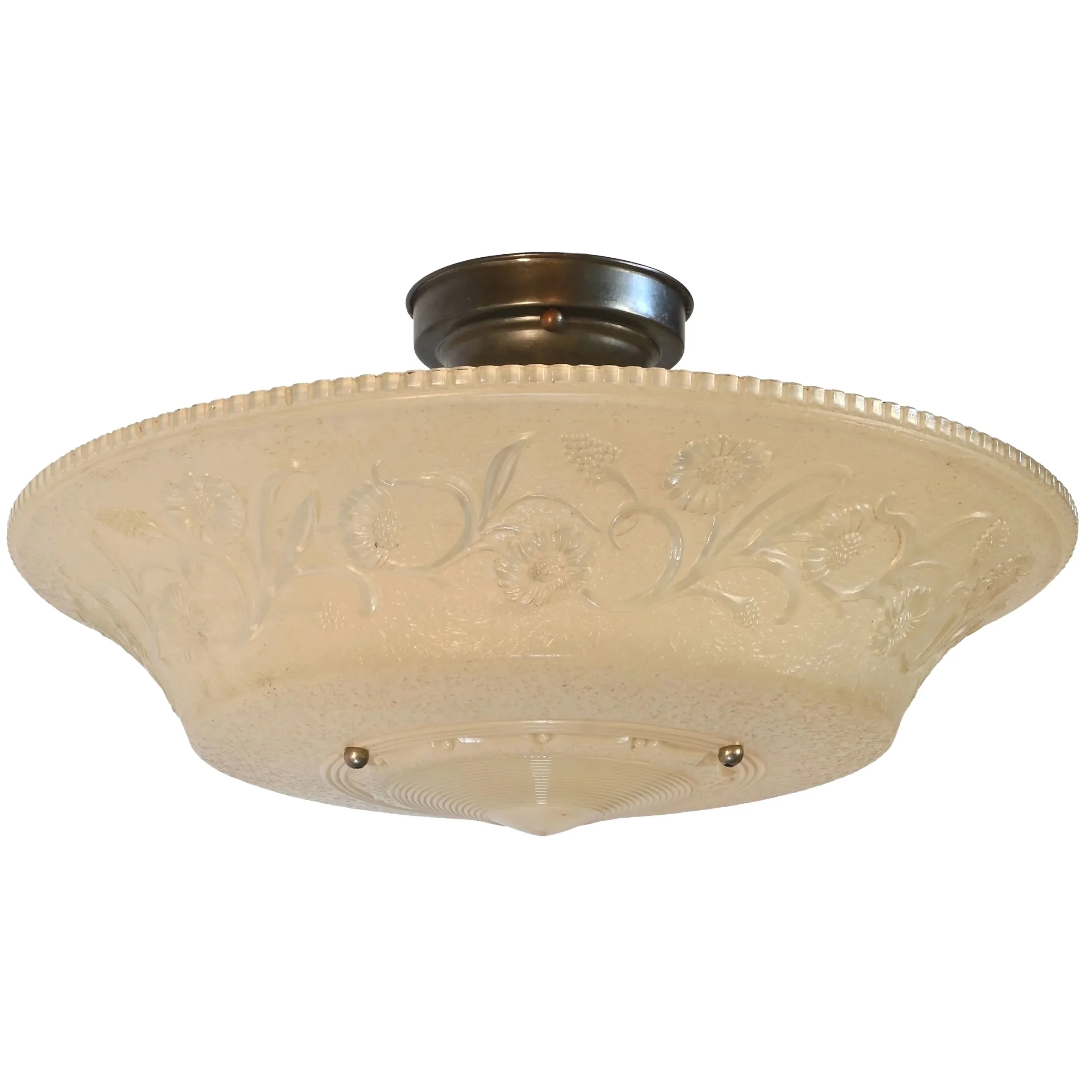 27993+large+16+inch+cream+and+clear+floral+shade+three+chain+flush+fixture+2.jpg
