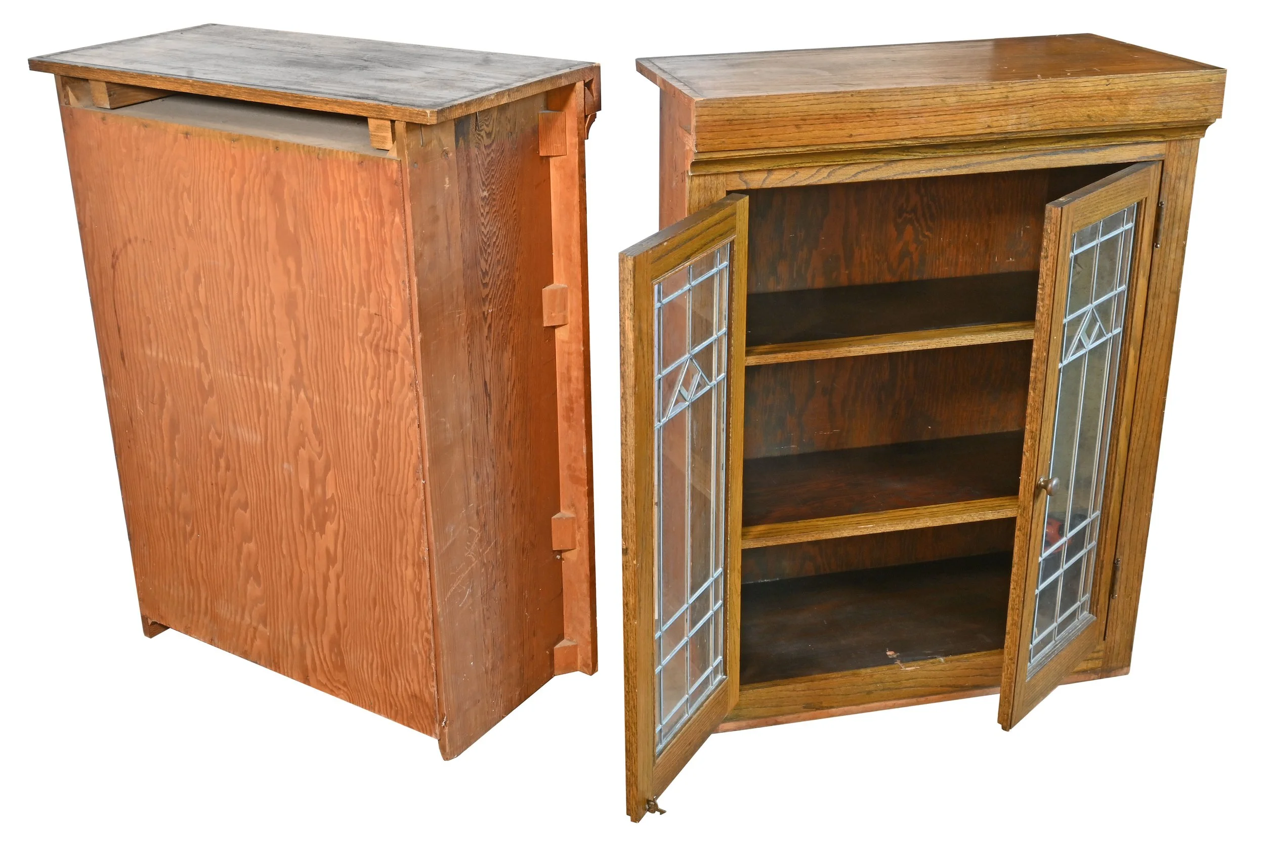 27542 oak built in cabinets with leaded glass doors 3.jpg