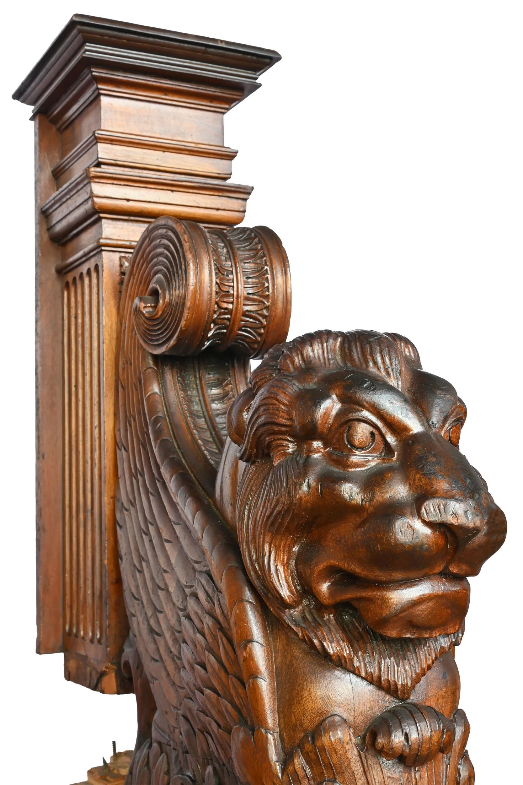 27626 pair of carved mahogany built in winged lions 3.jpg