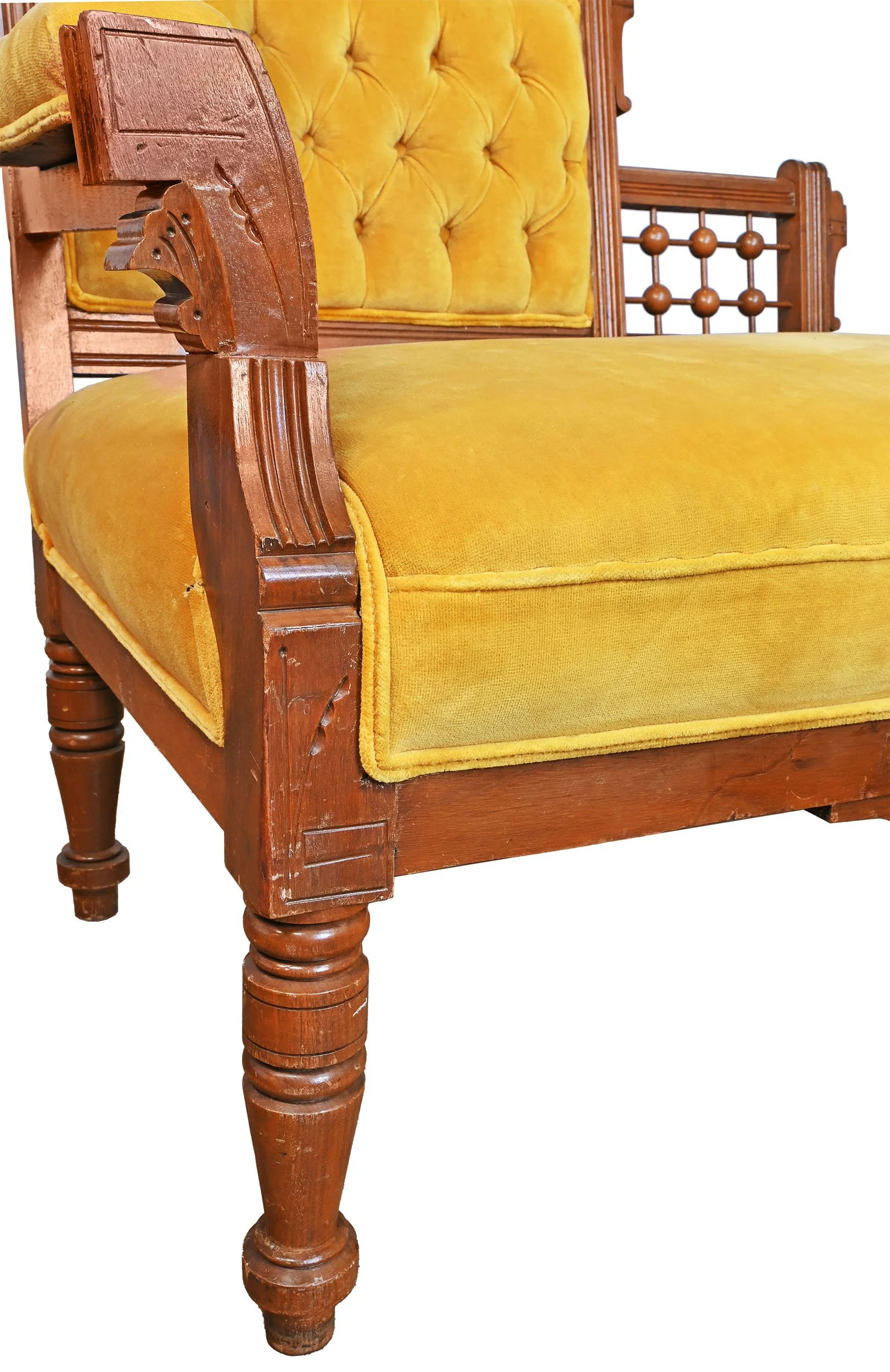 27076 eastlake settee with golden upholstery 4.jpg