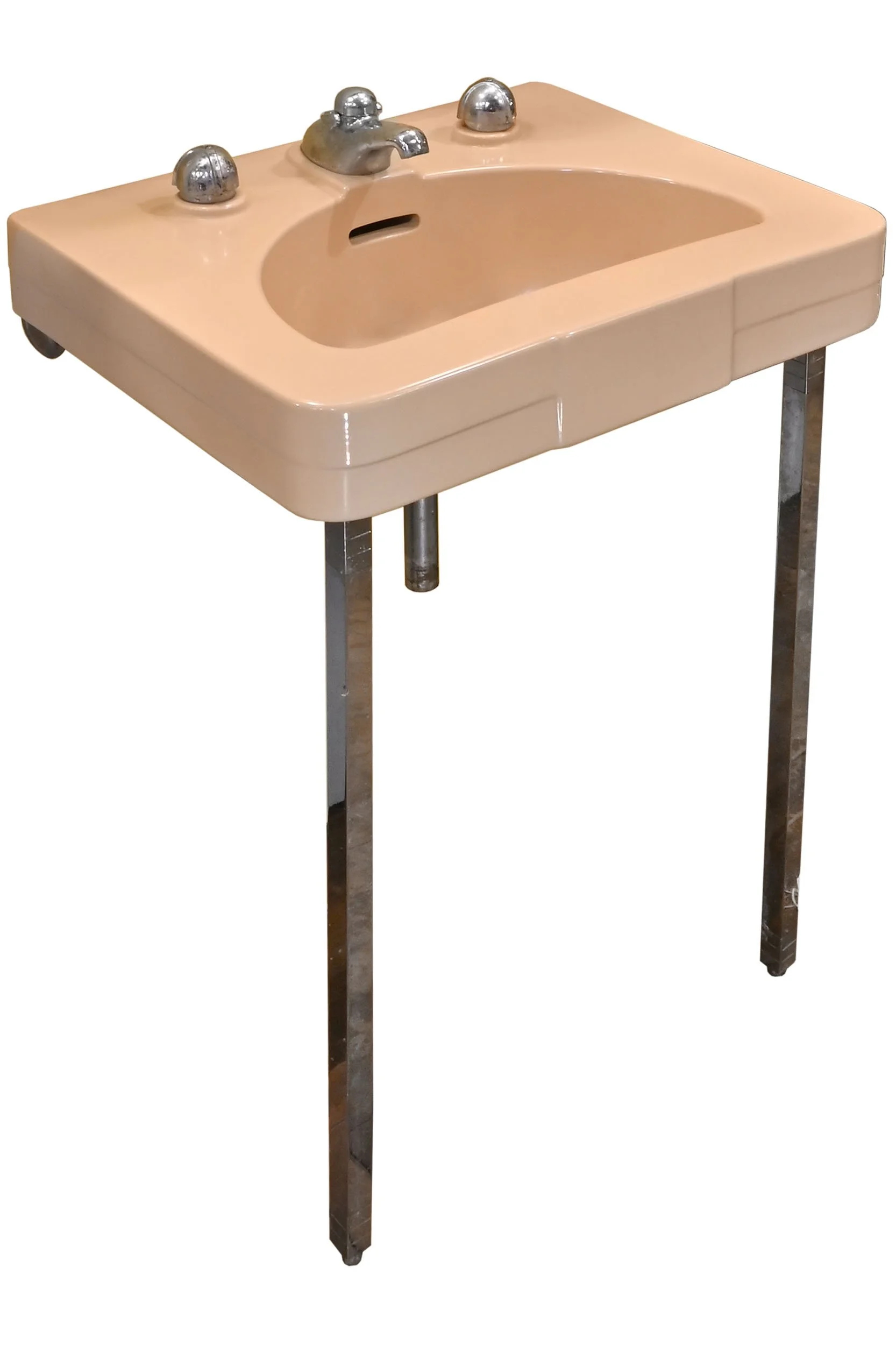 27830 crane diana sink in suntan with chrome hardware 2.jpg