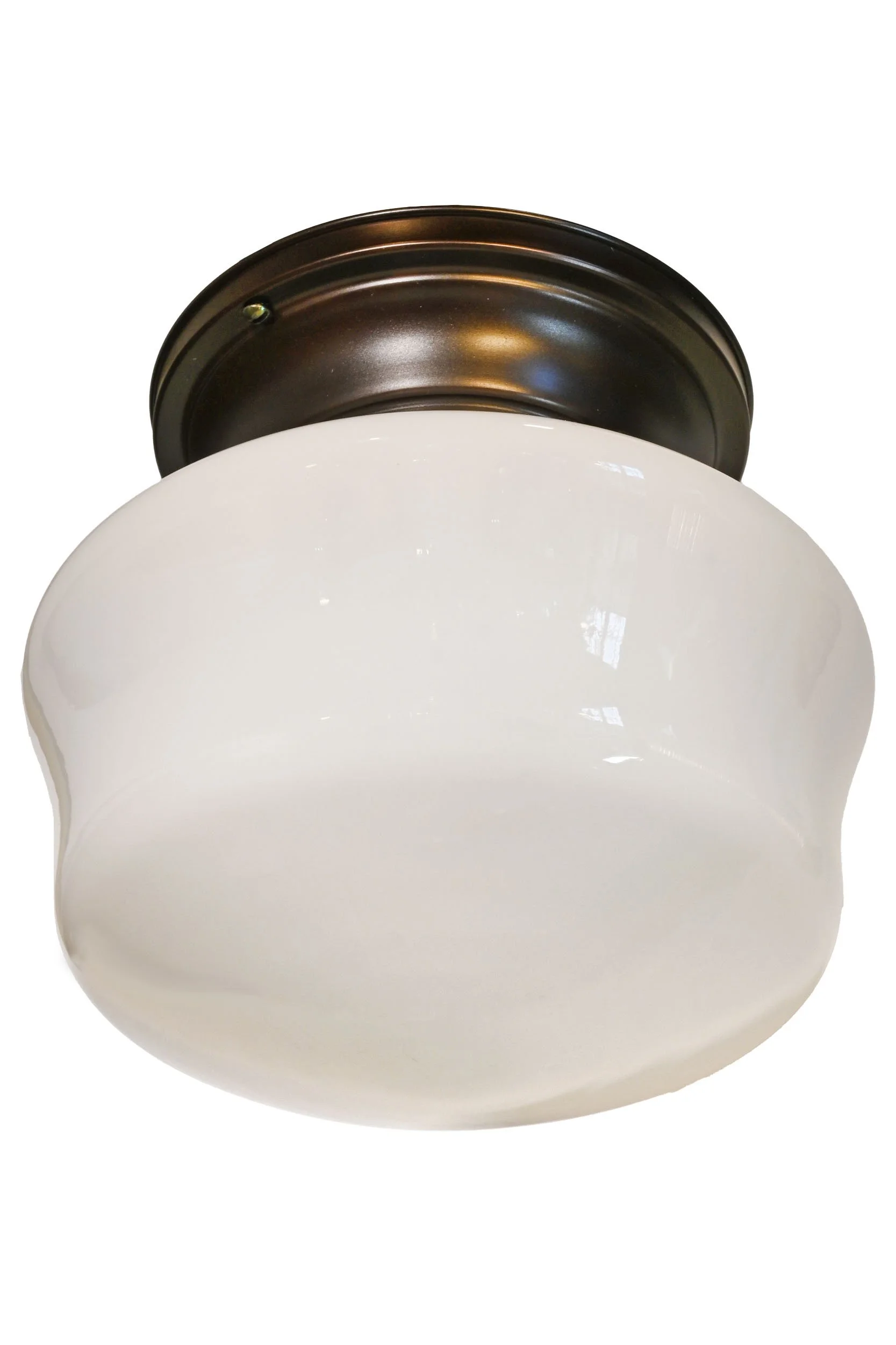 27004 schoolhouse shade on oil rubbed bronze flush fixture 2.jpg